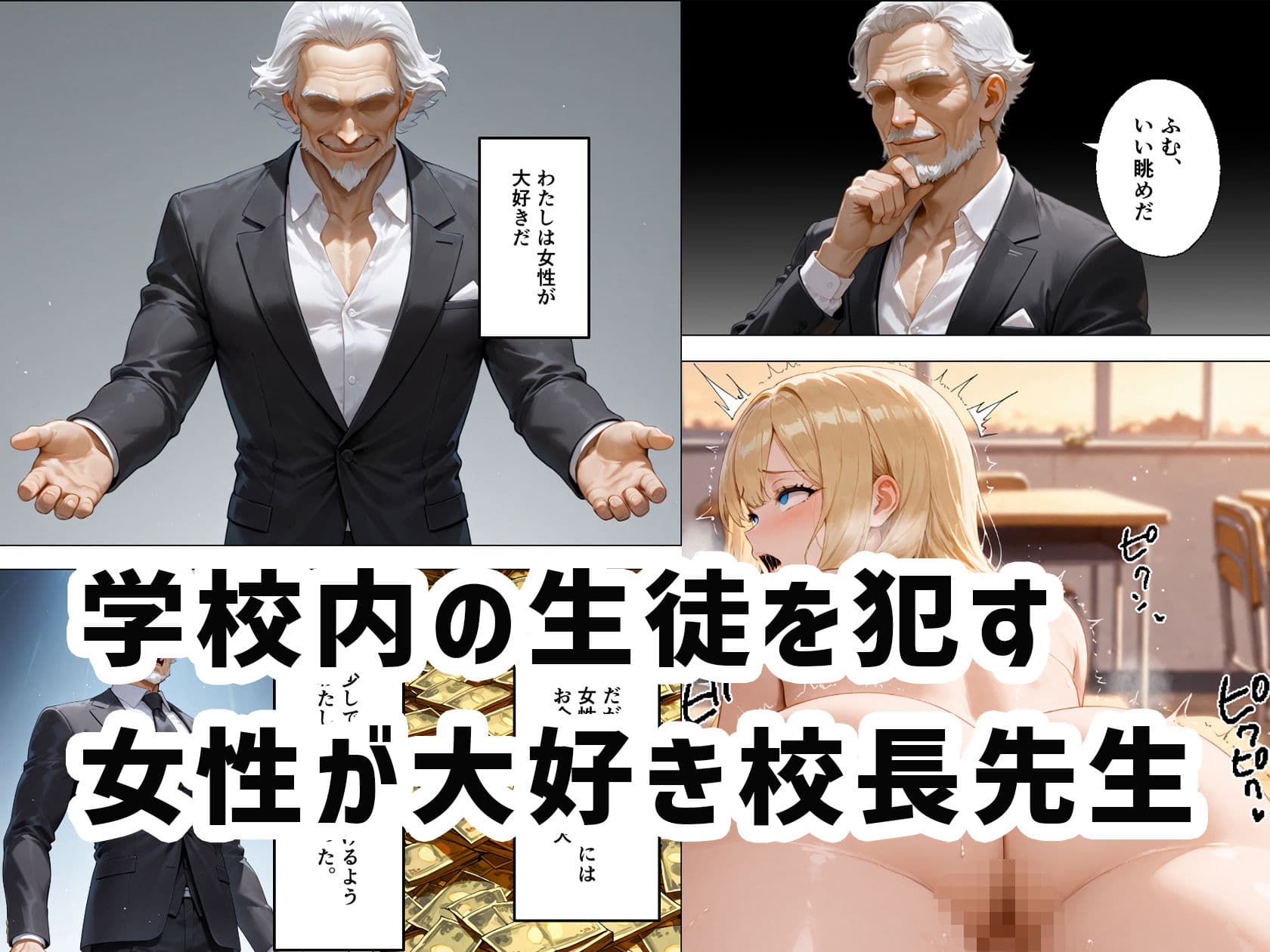 伝説の校長に私はなる！〜学校生徒を喰らい伝説になるお話〜 サンプル画像 1