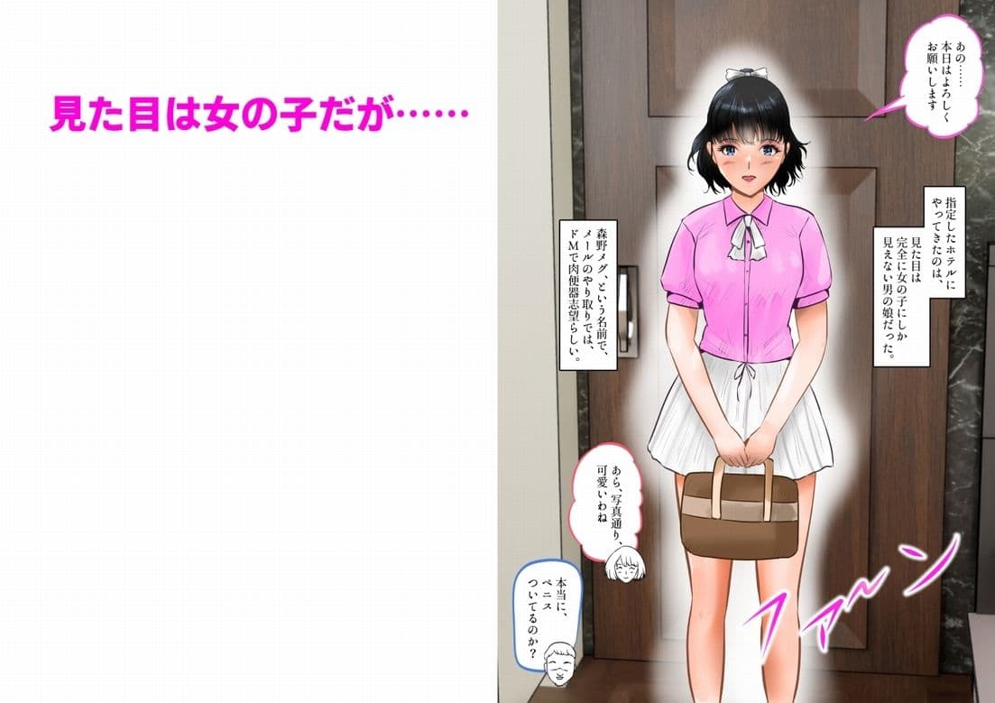 変態夫婦、両性具有の可愛い男の娘と調教3P  上巻 サンプル画像 2