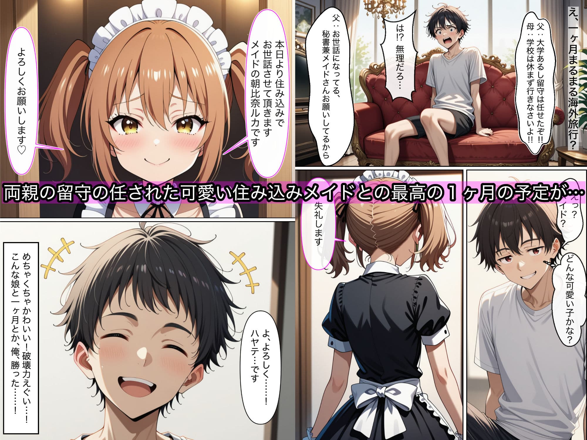 小悪魔メイドは男の娘 サンプル画像 1