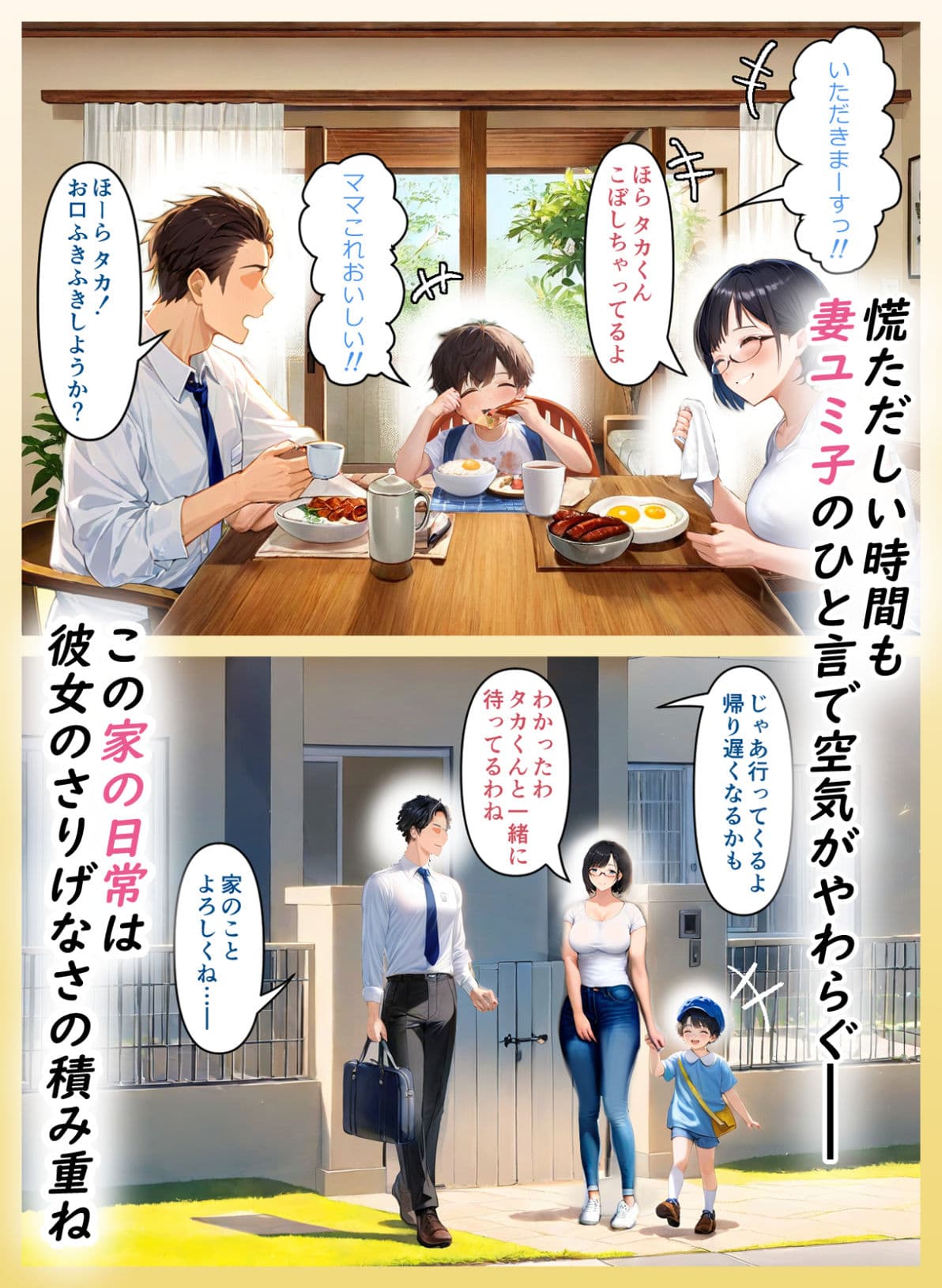 人妻ユミ子催●NTR〜自宅編〜 サンプル画像 2
