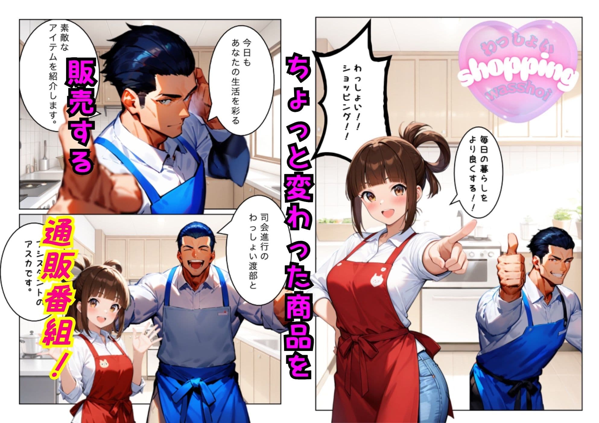 通販番組で食用パンティを販売したら放送事故とんでもないことになった話 サンプル画像 1