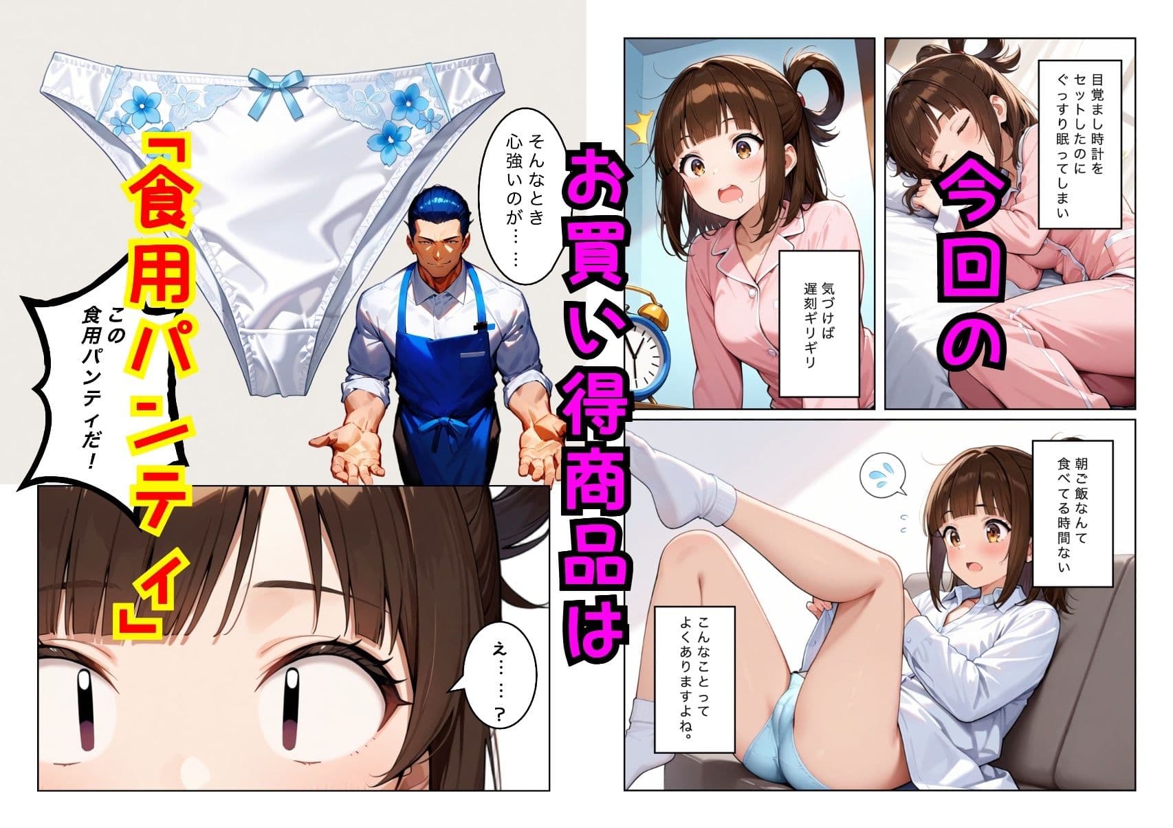 通販番組で食用パンティを販売したら放送事故とんでもないことになった話 サンプル画像 2