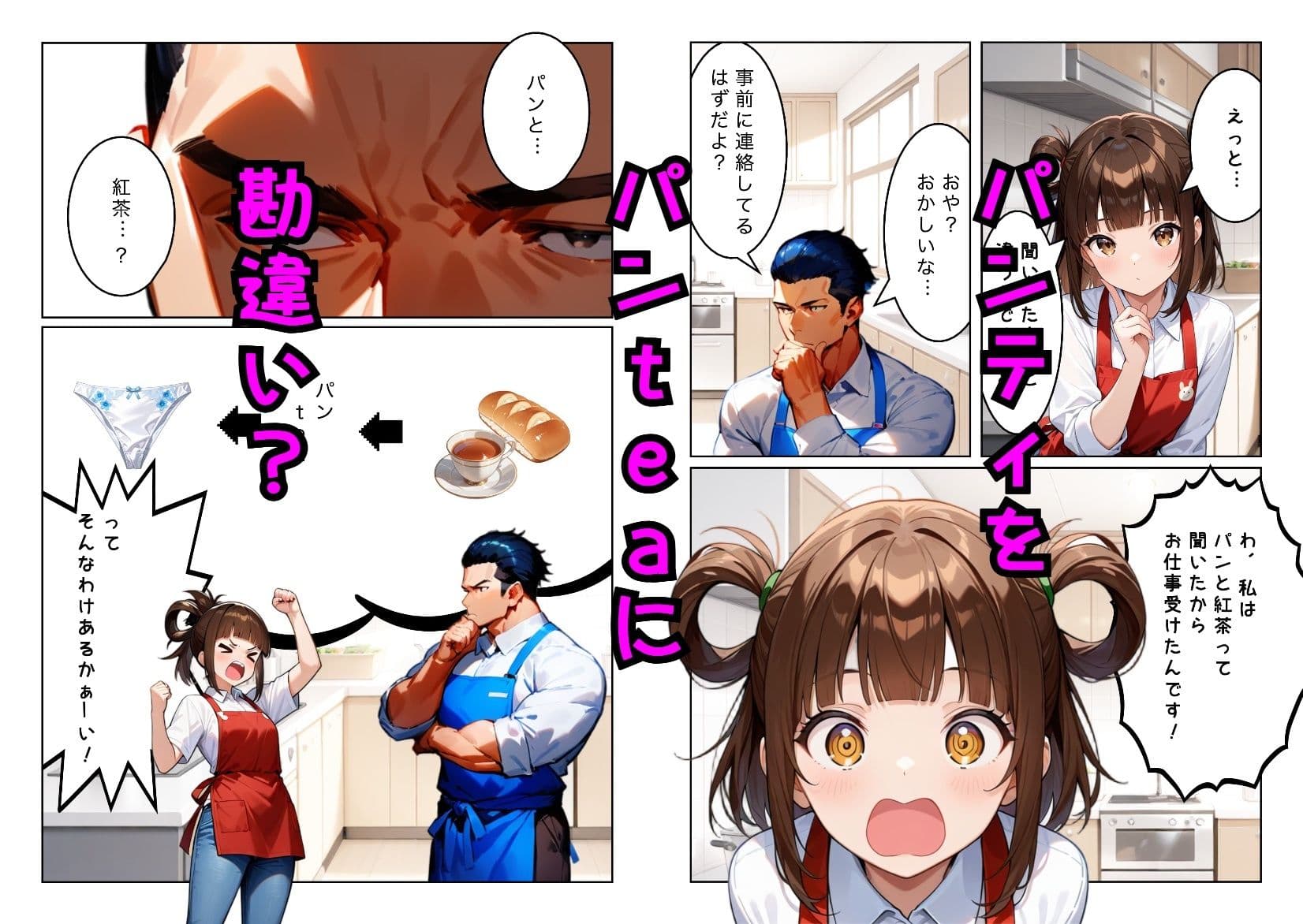 通販番組で食用パンティを販売したら放送事故とんでもないことになった話 サンプル画像 3