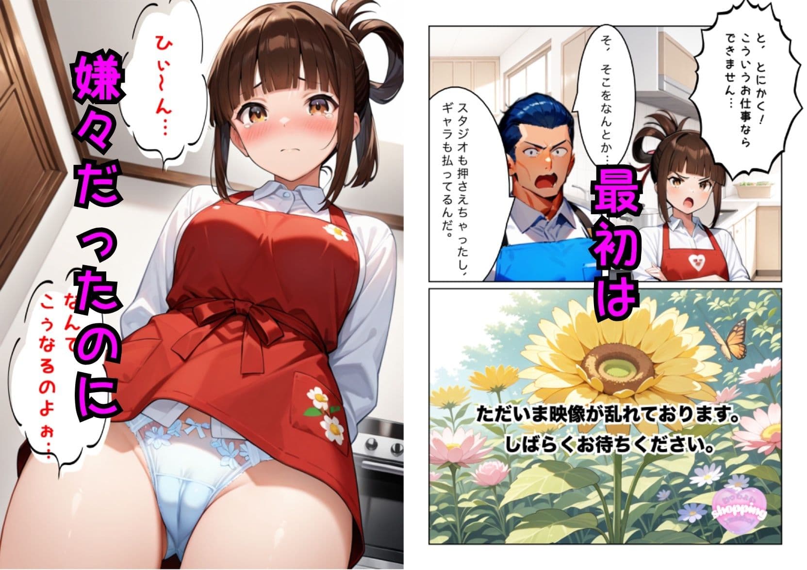 通販番組で食用パンティを販売したら放送事故とんでもないことになった話 サンプル画像 4