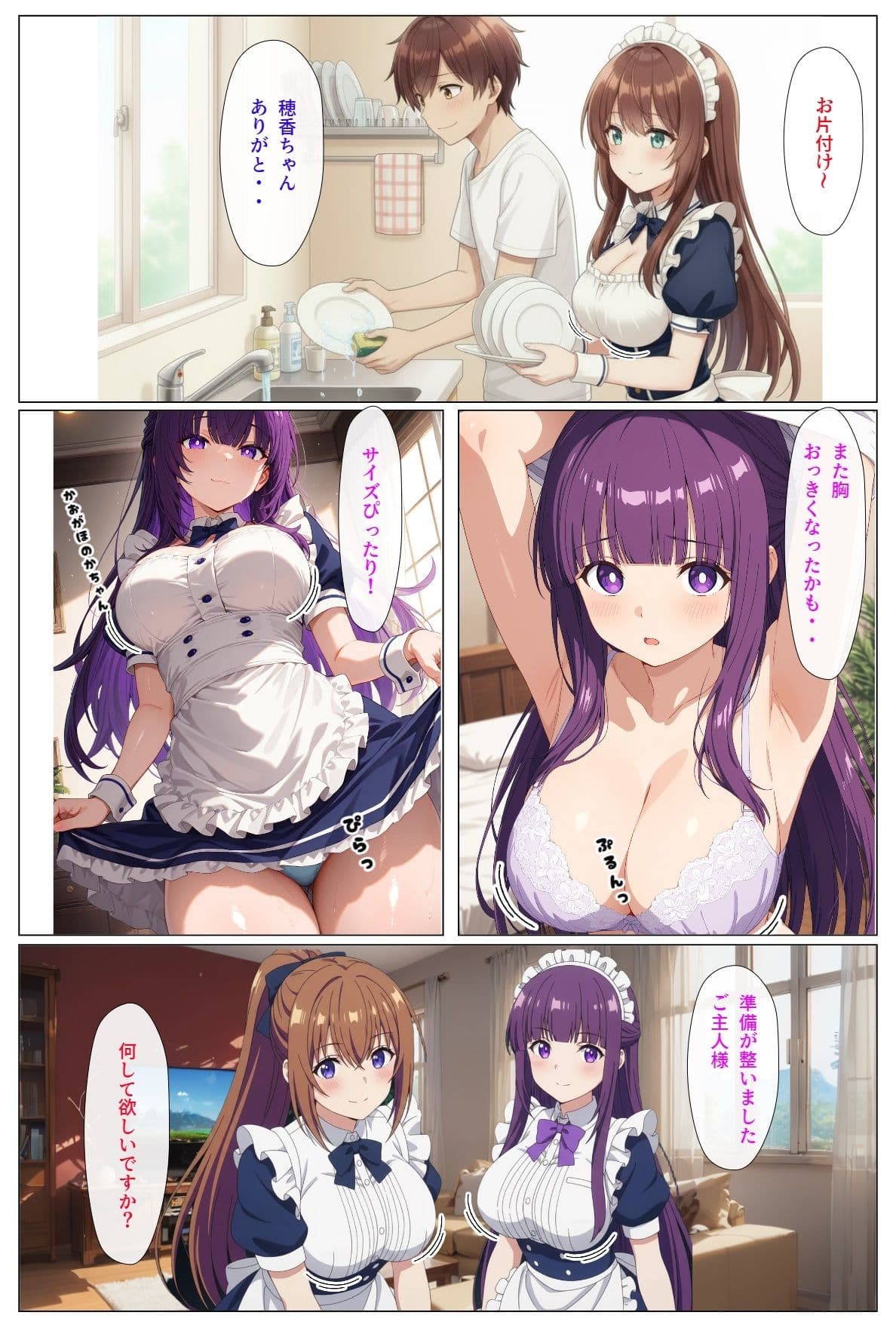 従妹の姉妹に 何年かぶりに会ったら おっぱいの大きな JKになってた3 サンプル画像 8