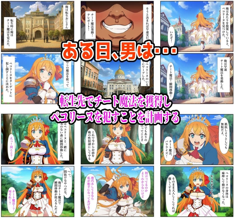 チート魔法で絶対服従！ ペコリーヌ快楽責め完全敗北 サンプル画像 1