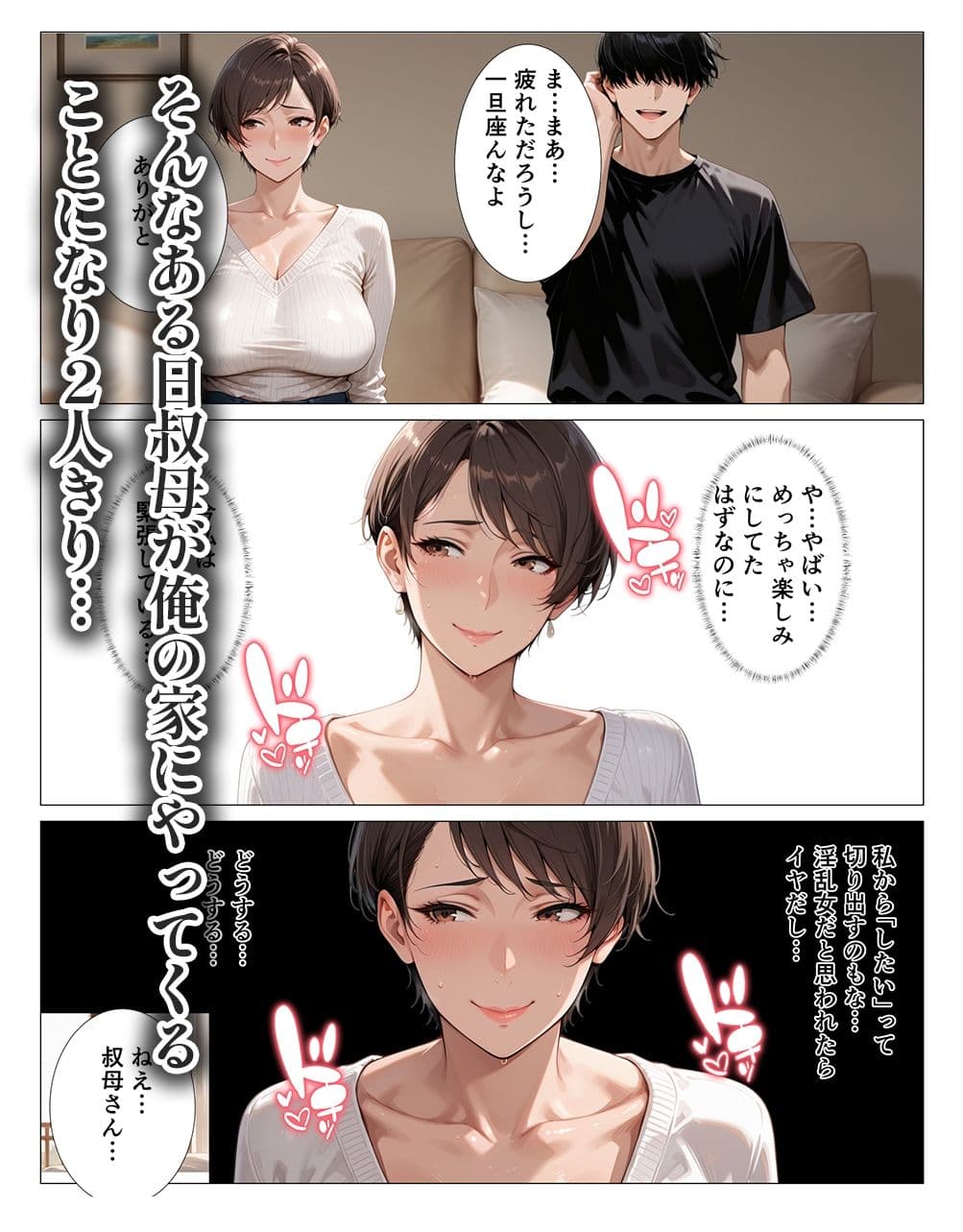 汗でピタピタになったタンクトップ越しに叔母さんの爆乳揉んだら中出しHさせてくれた2 ー潮吹き編ー サンプル画像 3