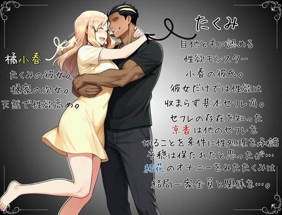 橘家の母娘丼 小春のチャラ彼巨チンにハマる話 サンプル画像 1