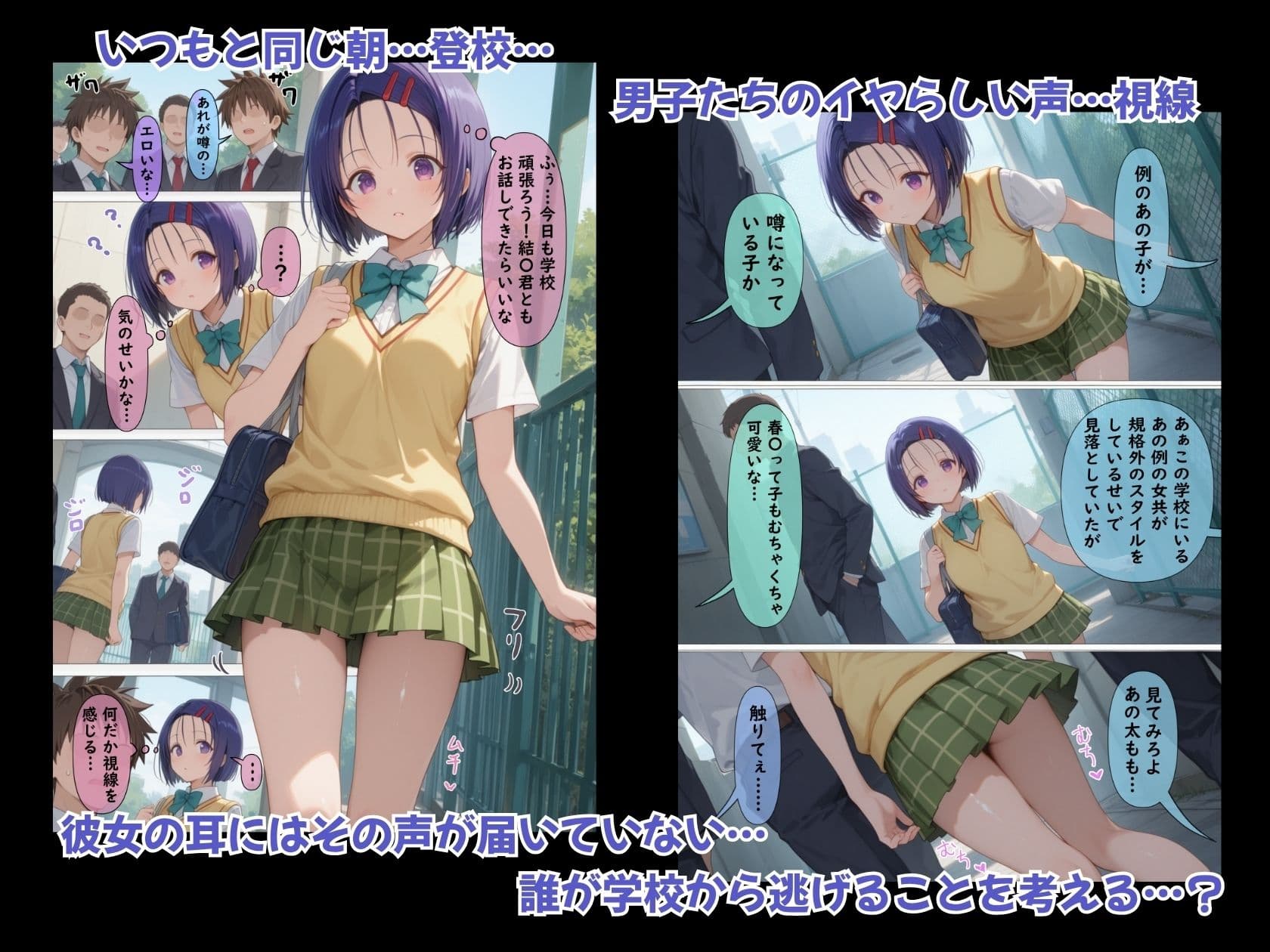 性活学園 西〇寺春奈編 クラスメイトとゼロ距離で仲良くなれました サンプル画像 2