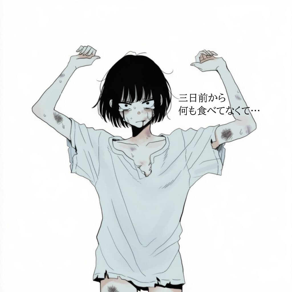 戦場で拾ったダウナー系JKに誘惑されたので、無責任中出しして孕ませた。 サンプル画像 4