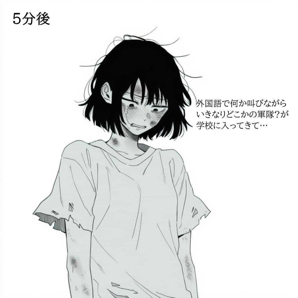 戦場で拾ったダウナー系JKに誘惑されたので、無責任中出しして孕ませた。 サンプル画像 6