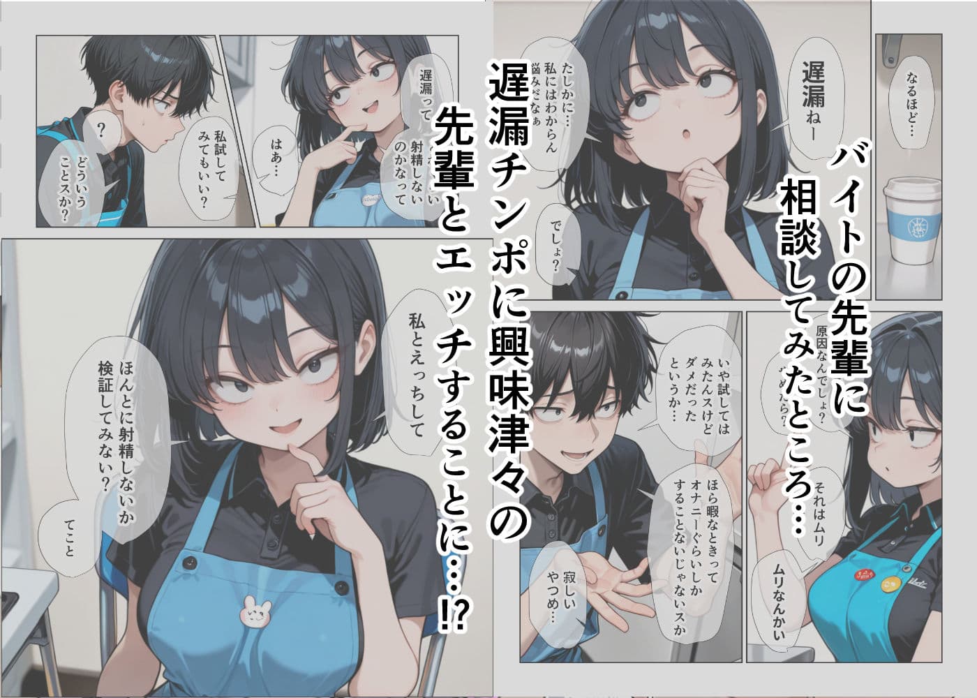 オナニーしすぎて遅漏の俺が先輩の執拗なキスハメと中出し懇願で暴発させられた挙句イキ癖つけられて早漏になっちゃった話 サンプル画像 2