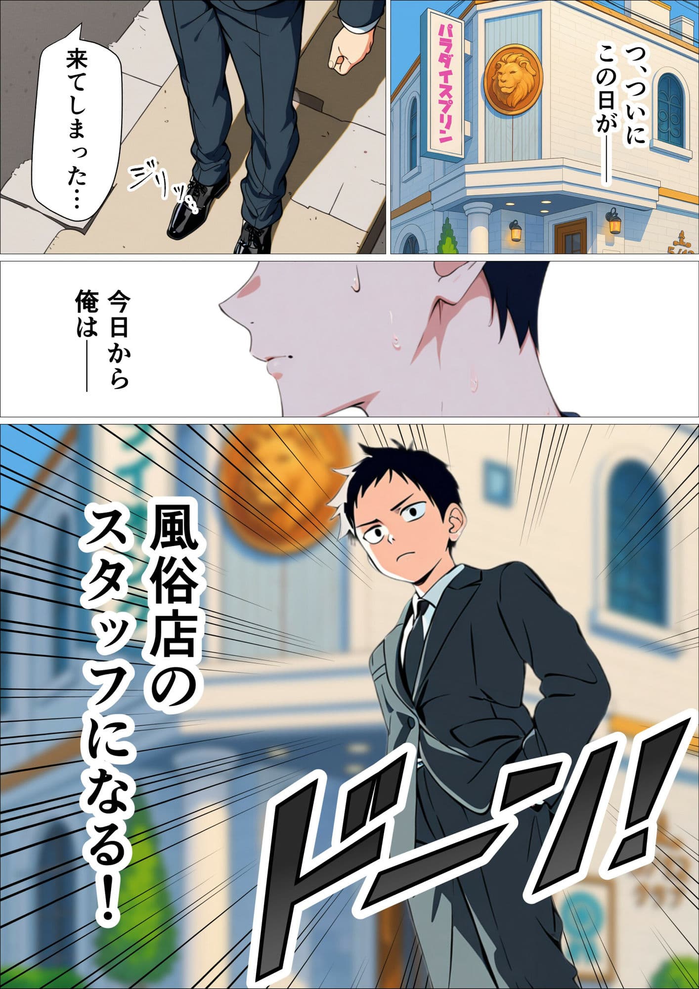 セフレ無限生成職【風俗スタッフ】に転職した結果、性欲処理に追われる日々が始まった元・陰キャの俺 サンプル画像 1