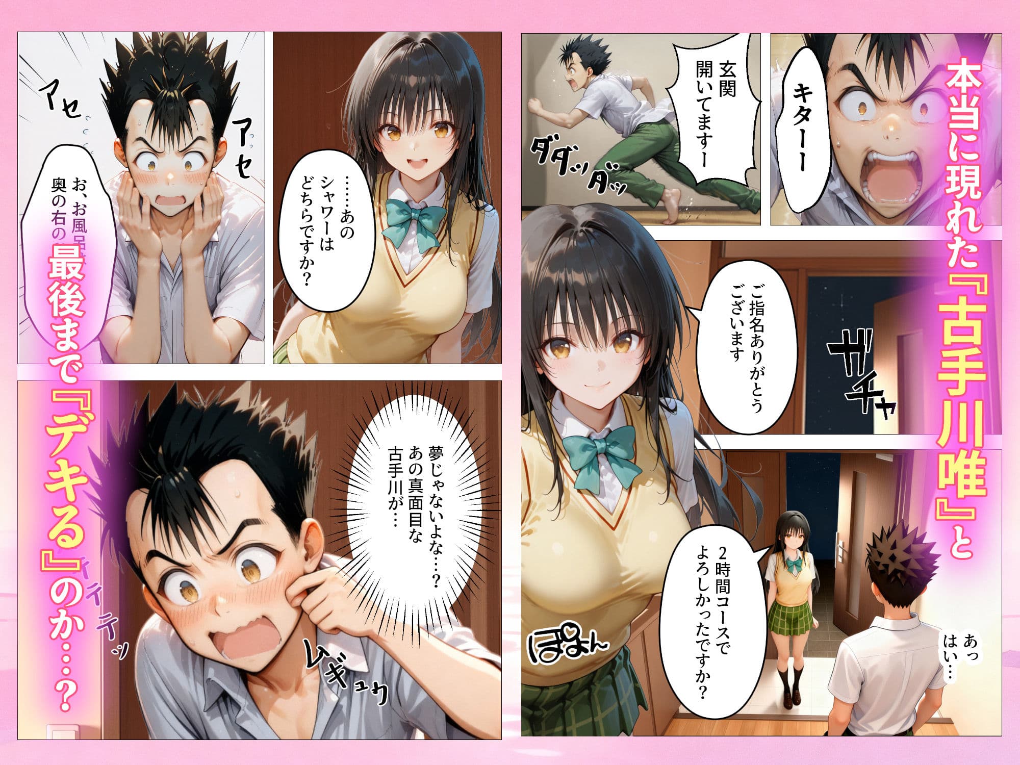 本番あり！？デリヘルノートでとらぶるハーレムをNN強奪してみた  古○川唯  西○寺春菜  籾岡里○ サンプル画像 8