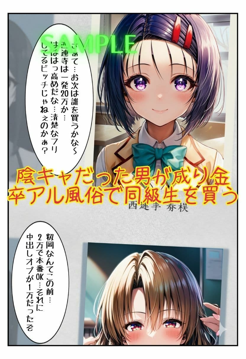 絶倫「卒アル」風俗で孕ませハーレム サンプル画像 2