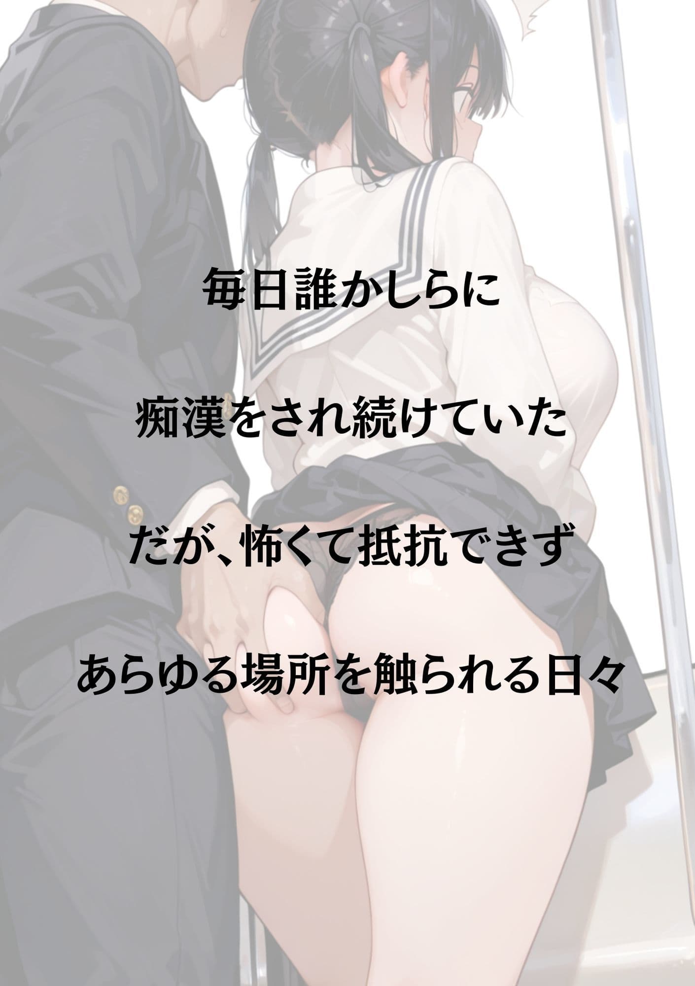 【速報】【JKが痴●被害に遭いました】巨乳のせいで痴●被害が多発！？ なみ［18歳］Hカップ JKに男が精子をぶっかけ続けています。 サンプル画像 2