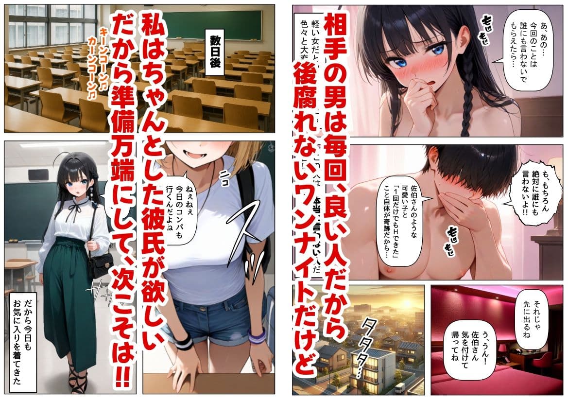 清楚系だけど毎回、酔ってお持ち帰りされる女子大生のHな話 サンプル画像 3