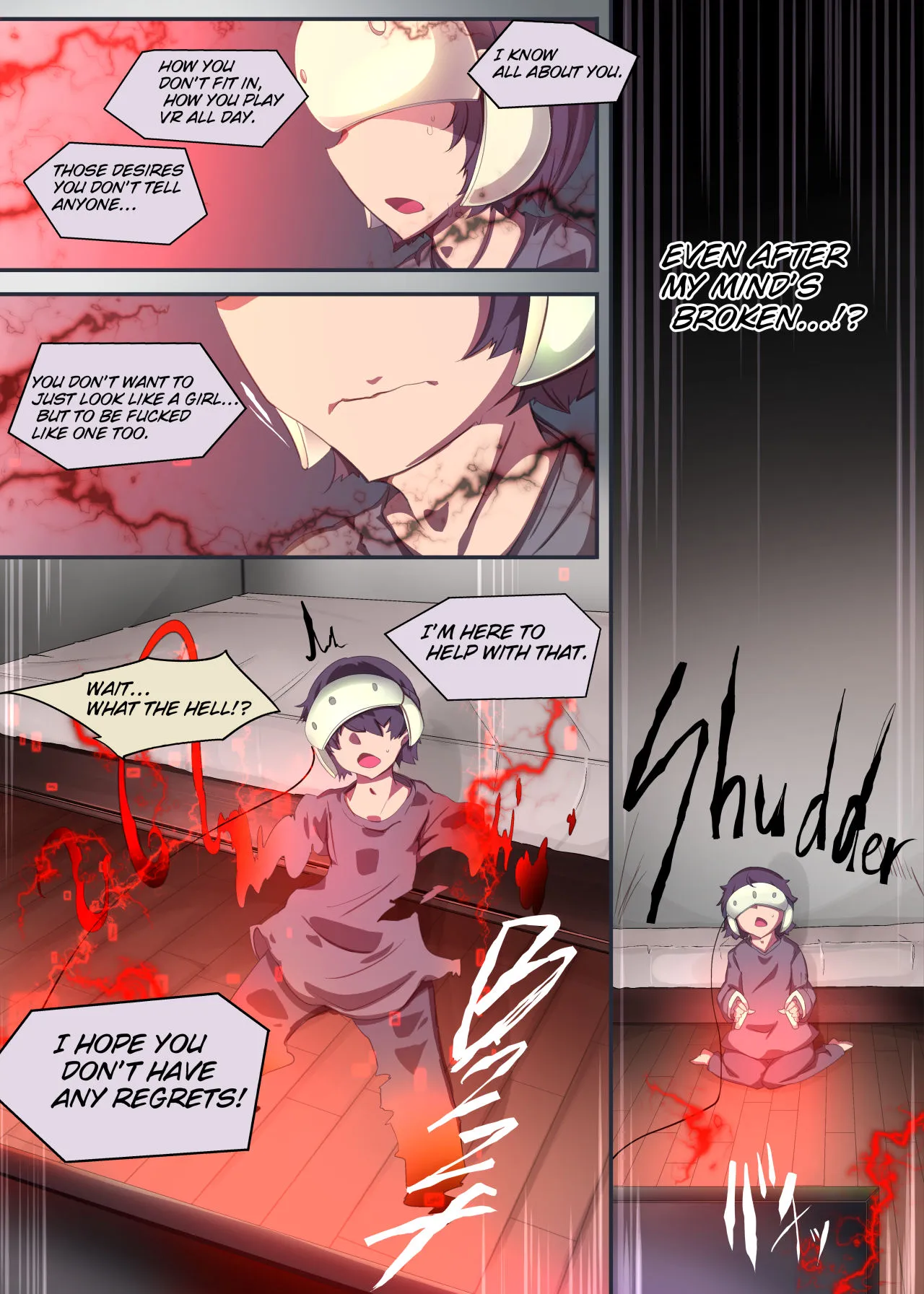 囚われたアナタが人外女体化してエネルギーを吸われつづけるまんが-ハンテンオルタナティヴ- - 6ページ