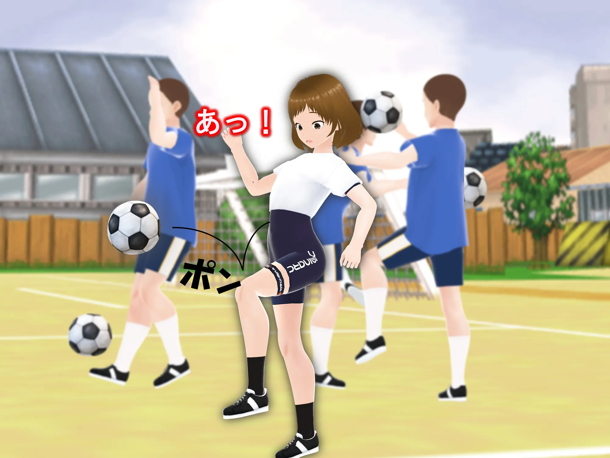 女子だけ成長 男子を追い抜く 成長音〜サッカー編〜 - 9ページ