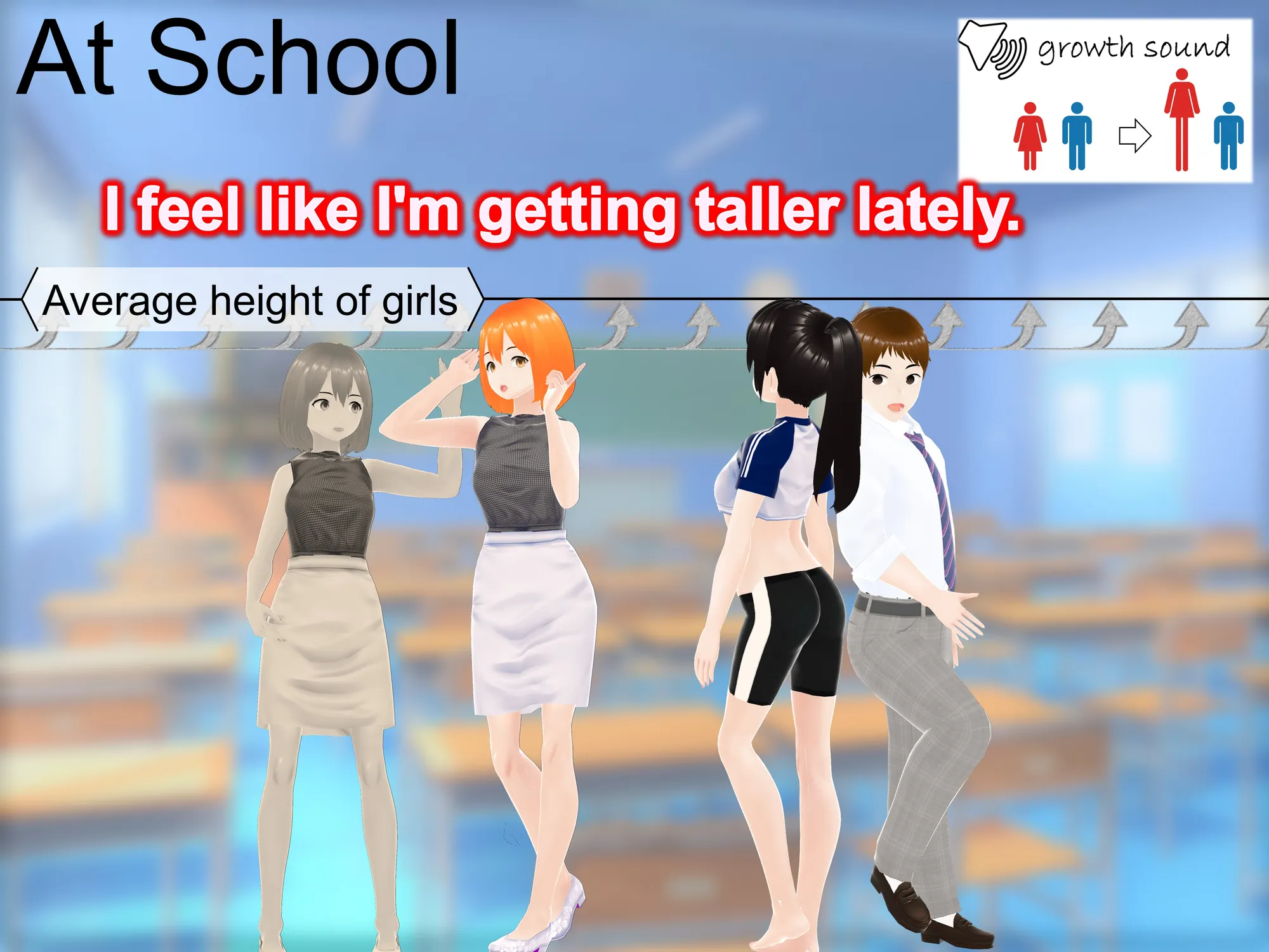 Outgrowing only girls， Overtake boys， Growth sound in secretary - 24ページ