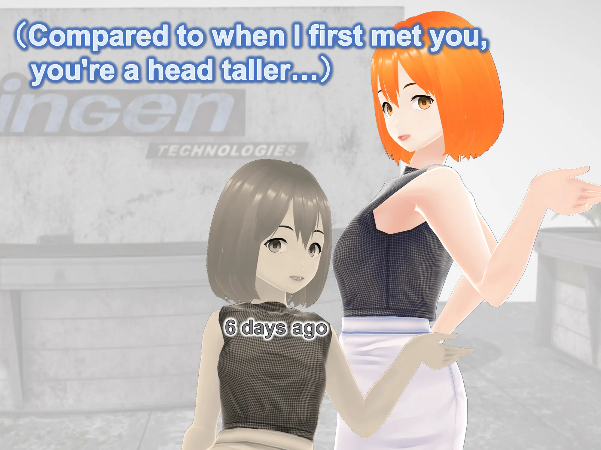 Outgrowing only girls， Overtake boys， Growth sound in secretary - 27ページ