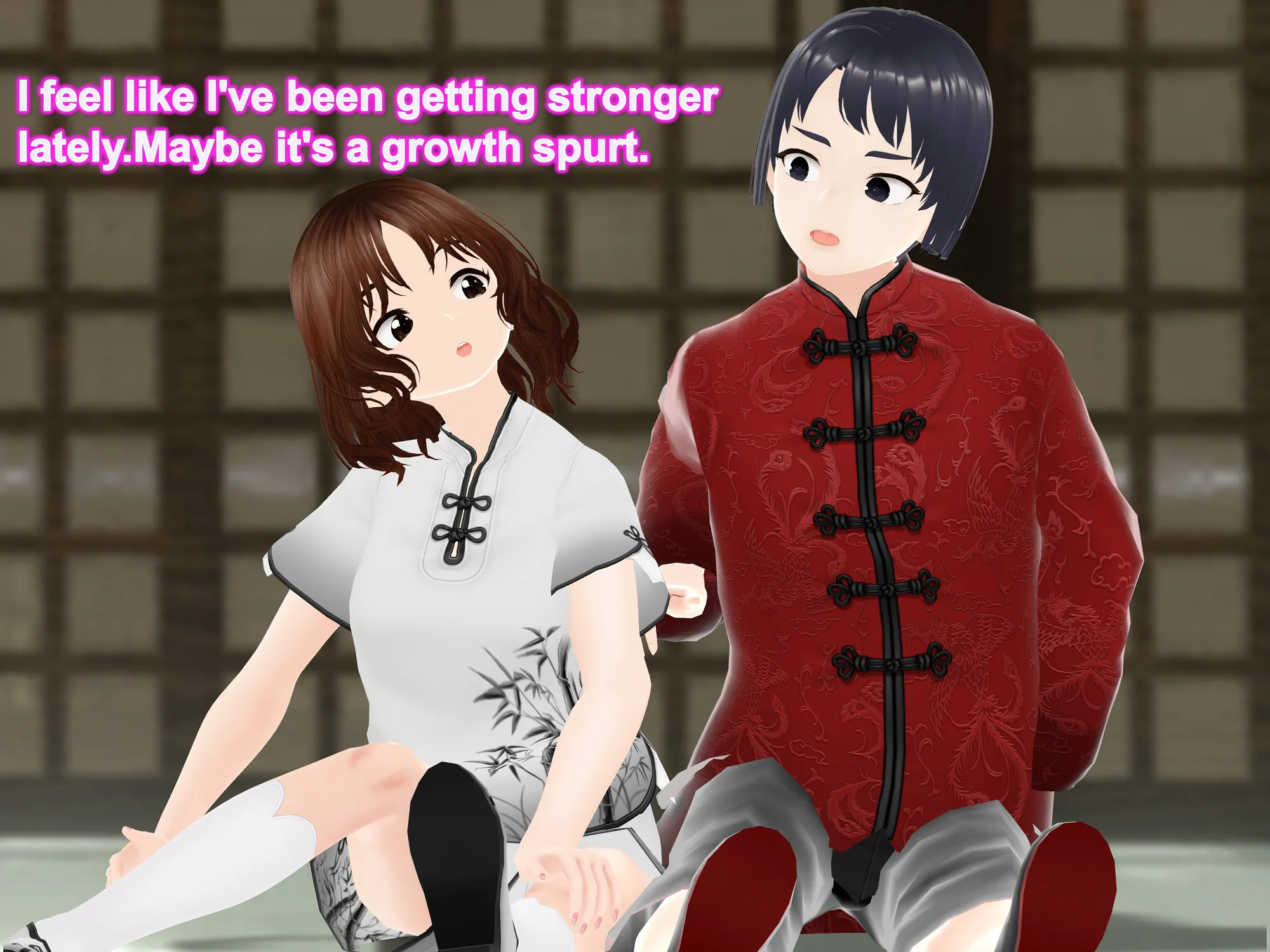 Outgrowing only girls， Overtake boys， Growth sound. Growth sound. Warrior training Arc - 21ページ