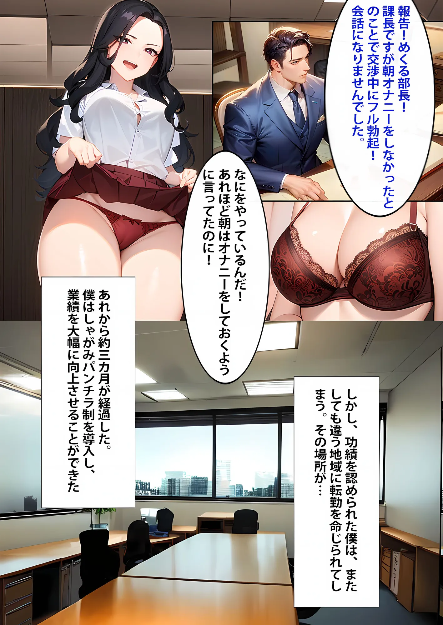 【驚愕 後編】僕の働いている会社のOL女子社員達はパンチラ見せて成績上げてくるのでガチで不思議 - 3ページ
