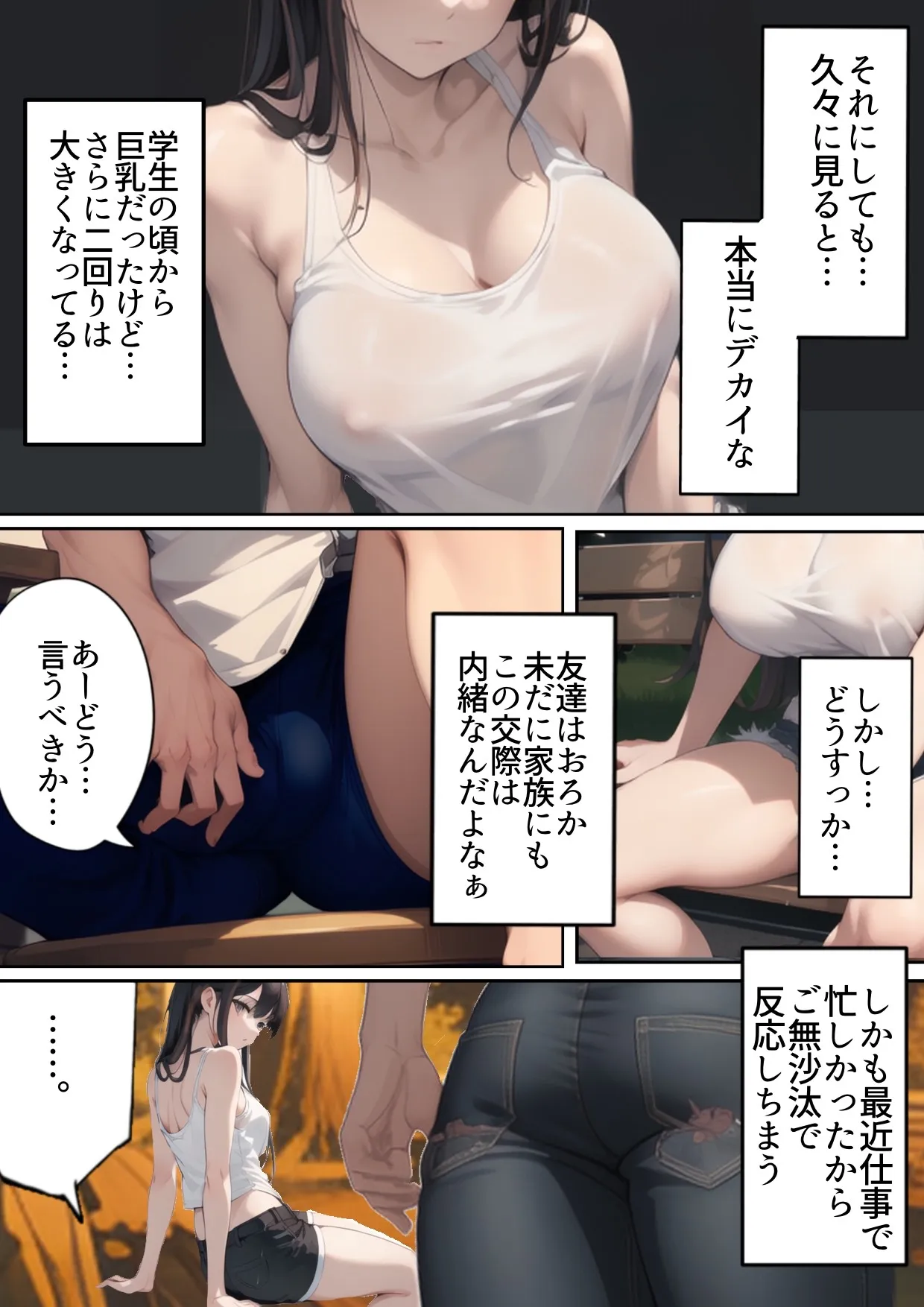 祝え!寝取られ婚姻夏祭り〜転勤の隙に彼女がDQNヤリチンチャラ男に寝取られ妊娠人妻に。俺はプロポーズしに地元へ帰省するもチャラ男と彼女(姉友)の結婚式を兼ねた夏祭りで俺が逆に屈辱の祝福を!夏祭り帰省したら彼女が寝取られてた話 - 7ページ