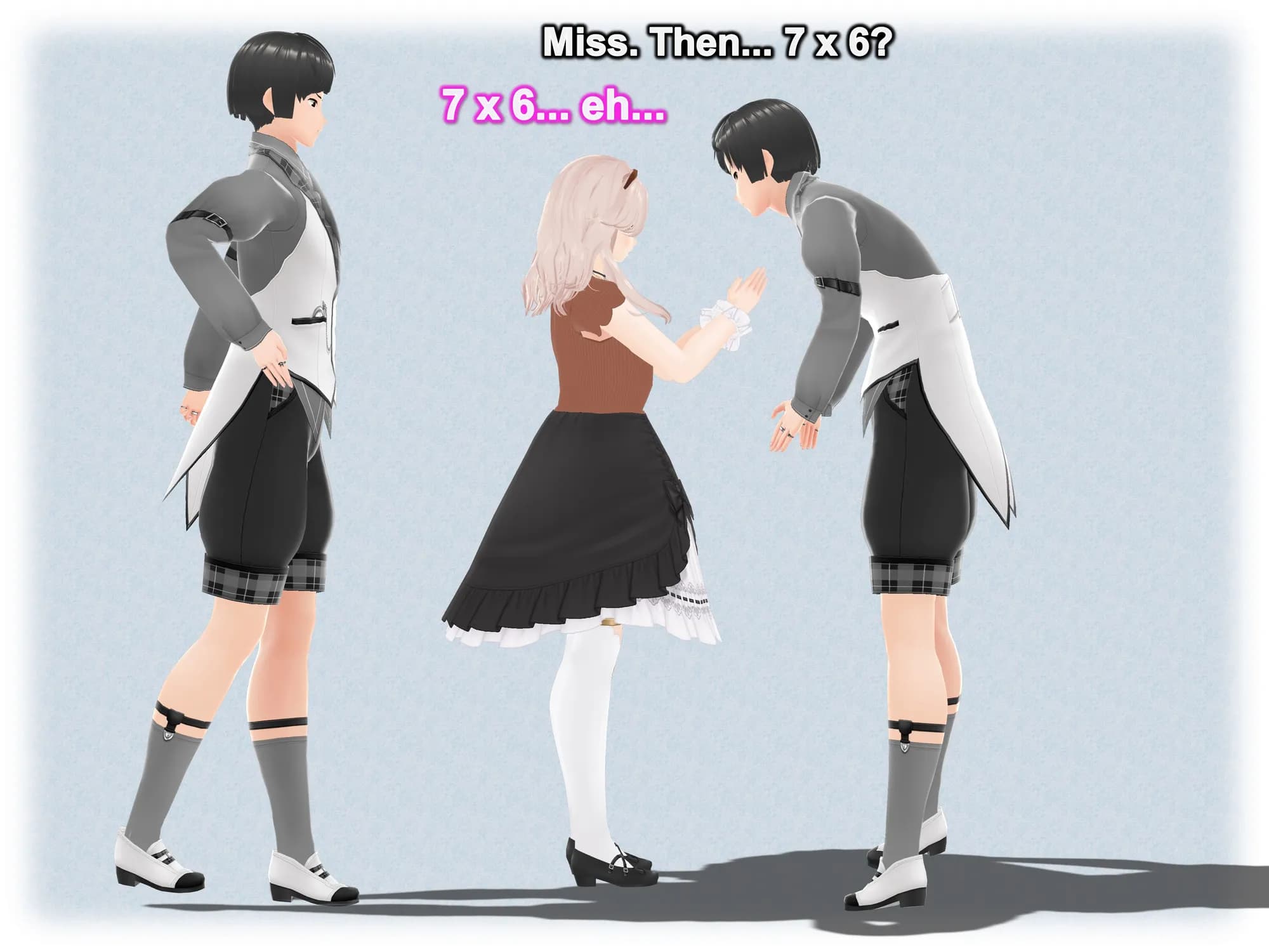 Outgrowing only girls， Overtake boys， Growth sound. Mademoiselle Arc - 7ページ