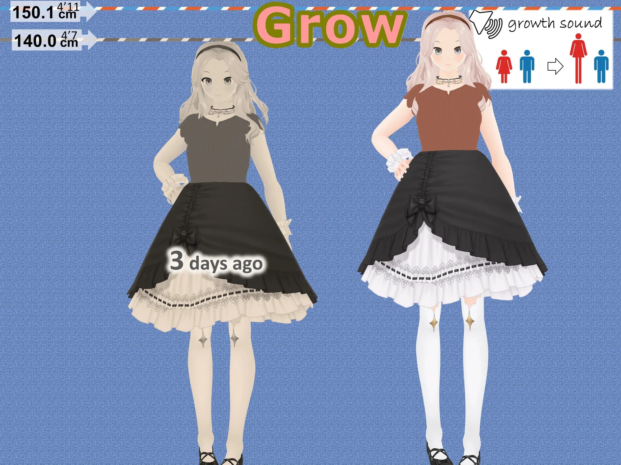 Outgrowing only girls， Overtake boys， Growth sound. Mademoiselle Arc - 16ページ