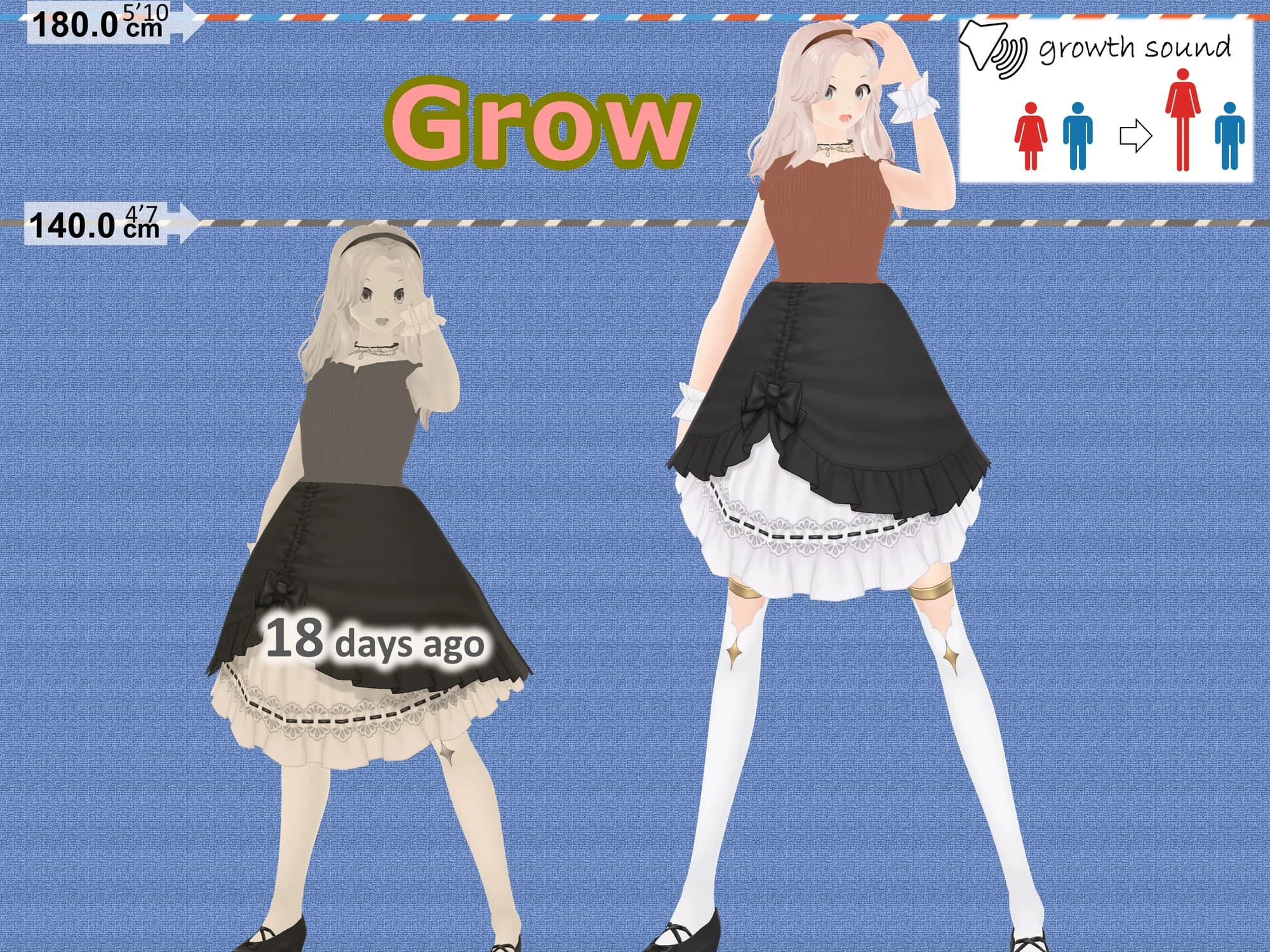 Outgrowing only girls， Overtake boys， Growth sound. Mademoiselle Arc - 41ページ