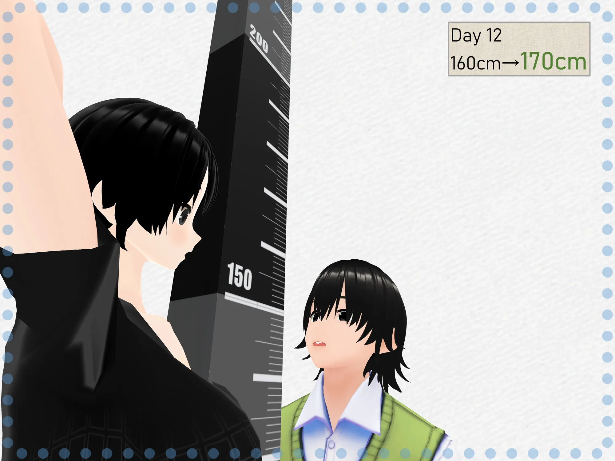 女子だけ成長 男子を追い抜く 成長音〜アプリ編〜 - 35ページ