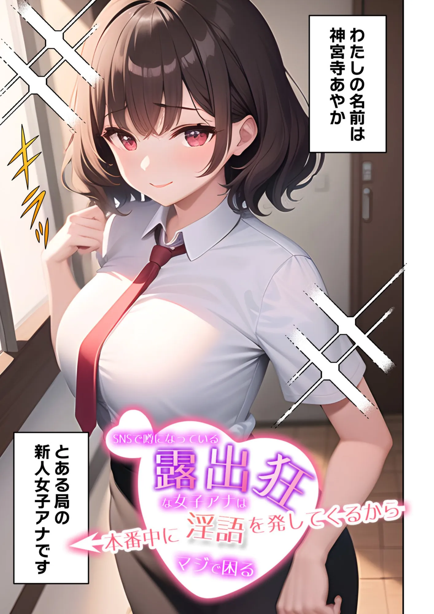 【漫画版】SNSで噂になっている露出狂な女子アナは本番中に淫語を発してくるからマジで困る - 5ページ