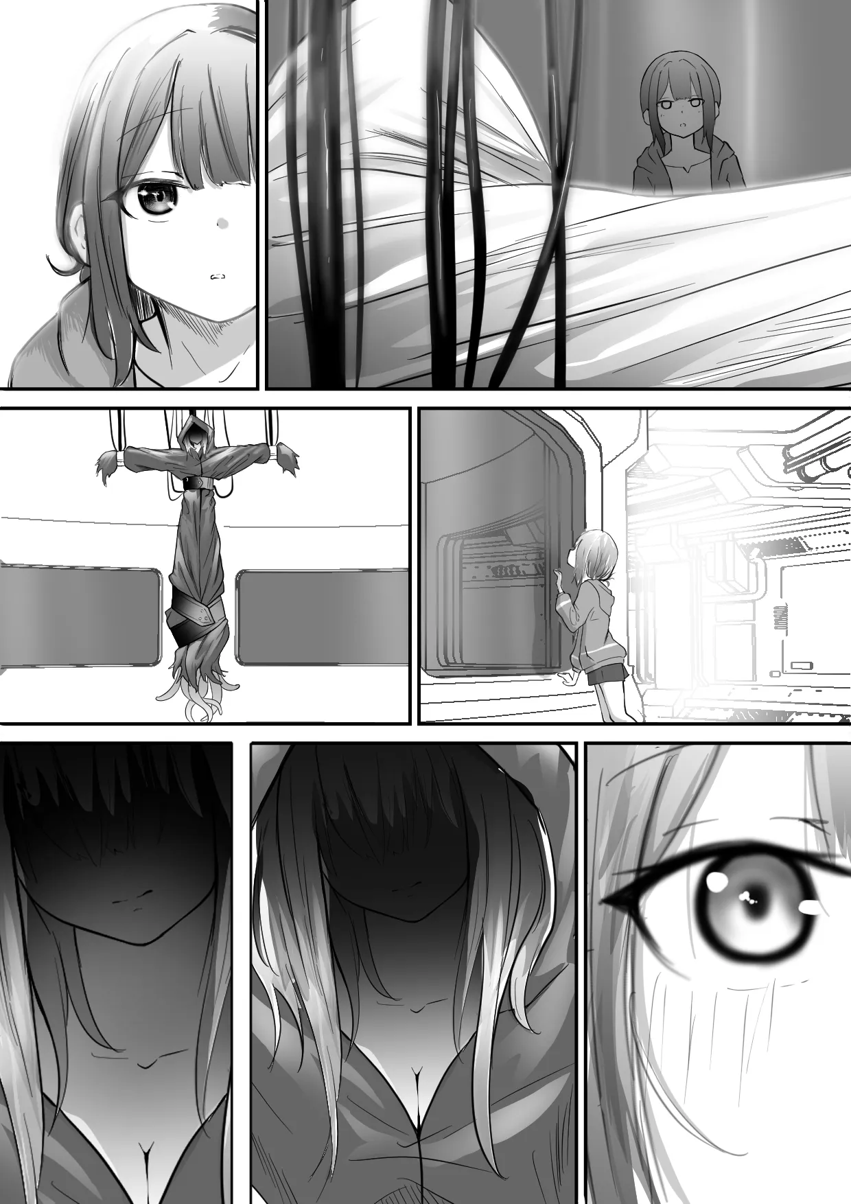 実験室から脱走した異形の触手神話生物に捕食されたり繁殖相手にさせられるお話 - 5ページ