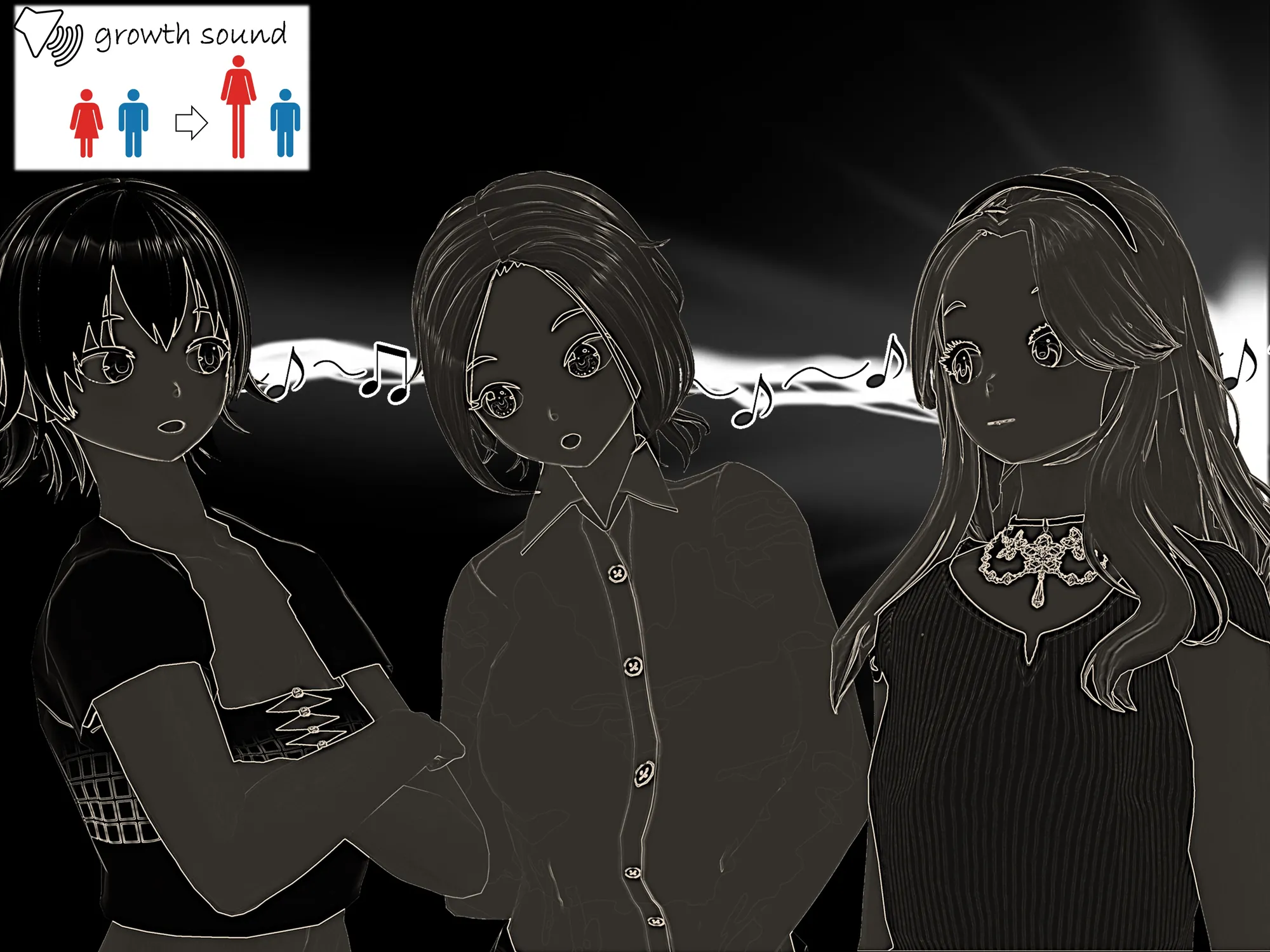 Outgrowing only girls， Overtake boys， Growth sound. School shoe rack Arc - 12ページ