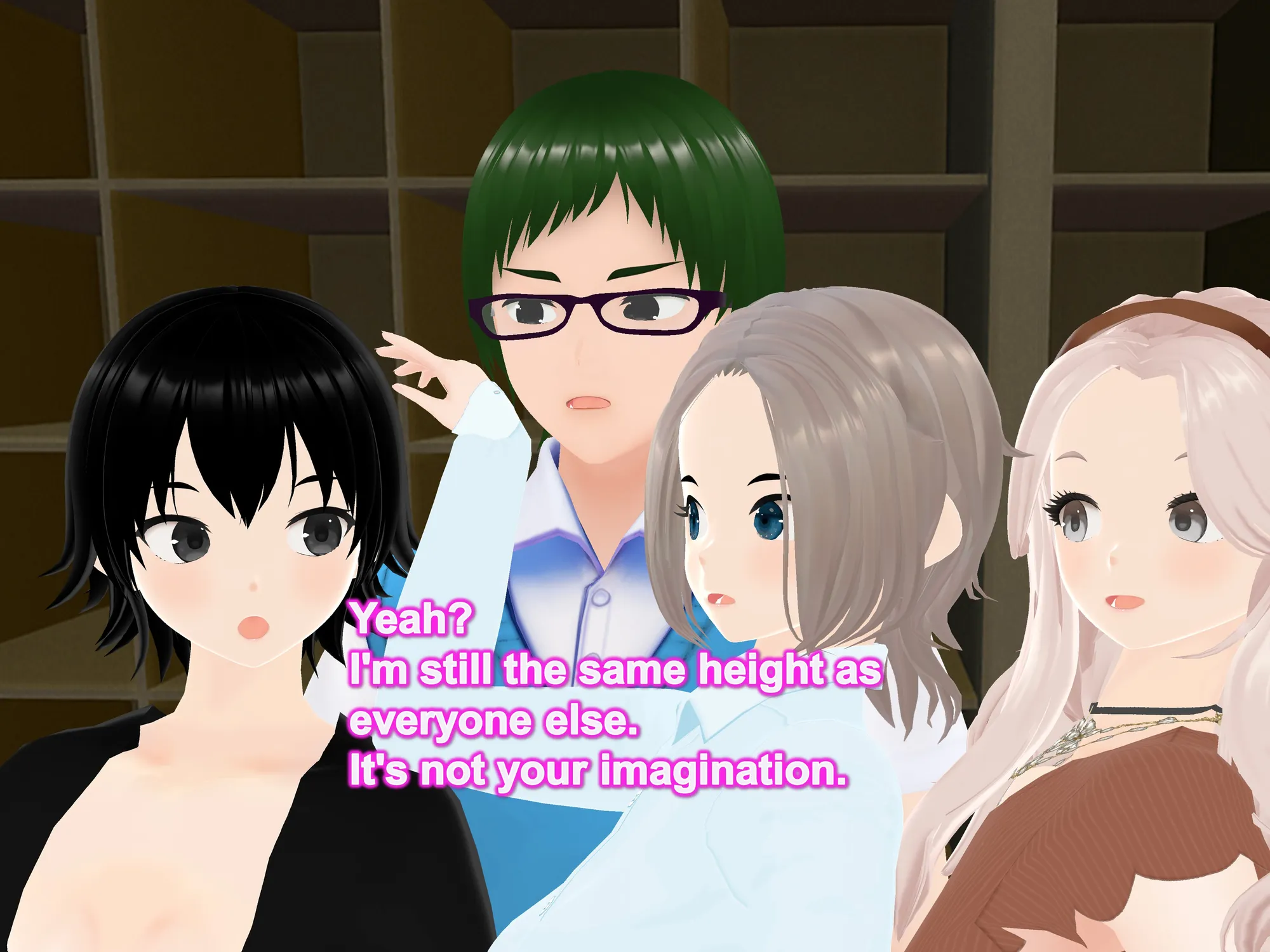 Outgrowing only girls， Overtake boys， Growth sound. School shoe rack Arc - 17ページ