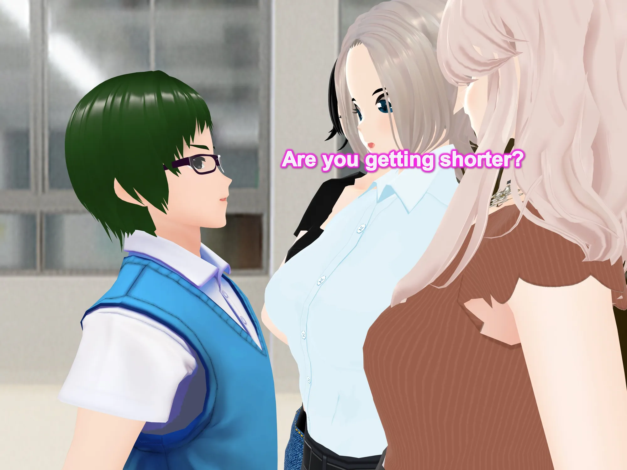 Outgrowing only girls， Overtake boys， Growth sound. School shoe rack Arc - 23ページ