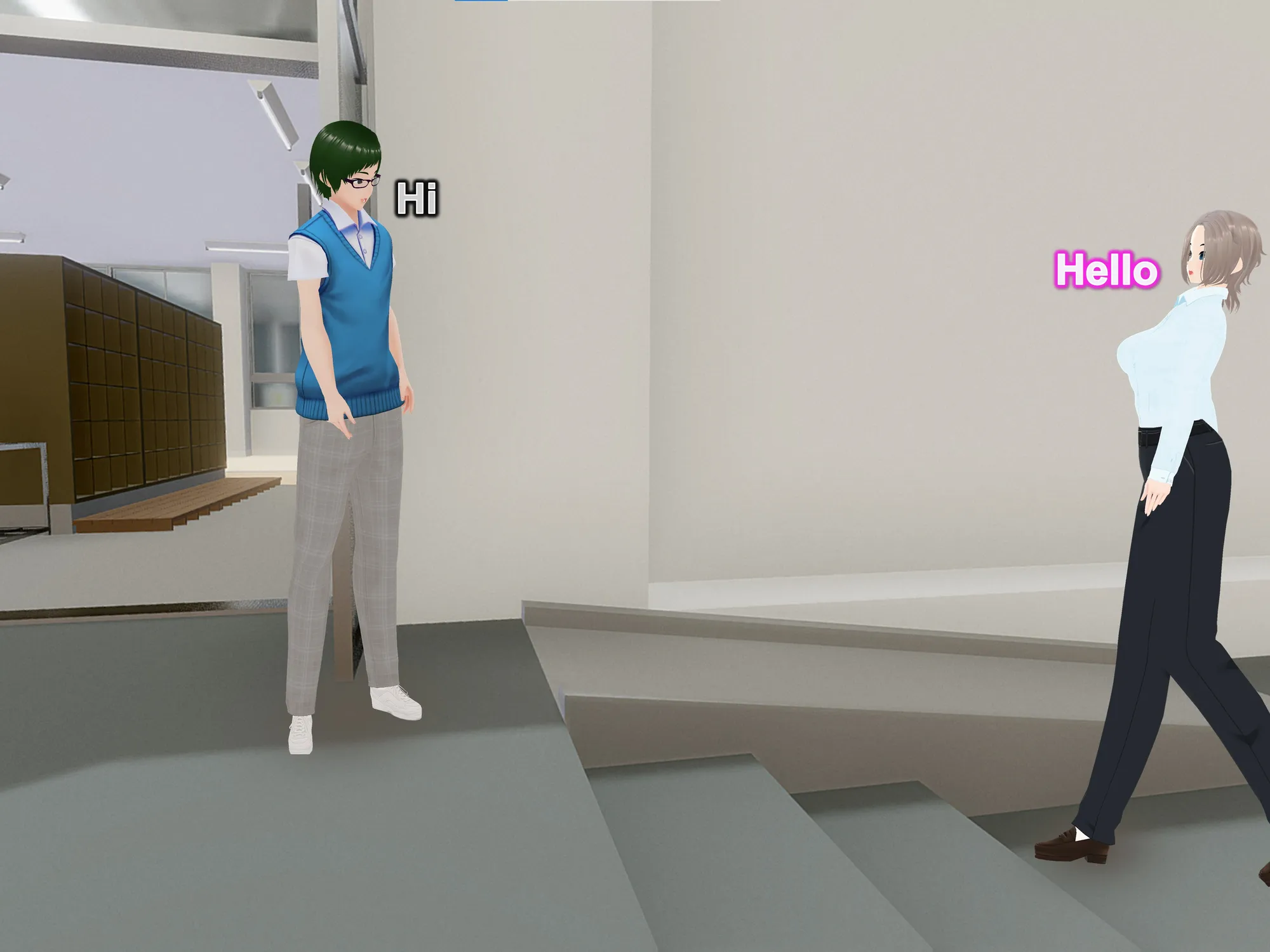 Outgrowing only girls， Overtake boys， Growth sound. School shoe rack Arc - 31ページ