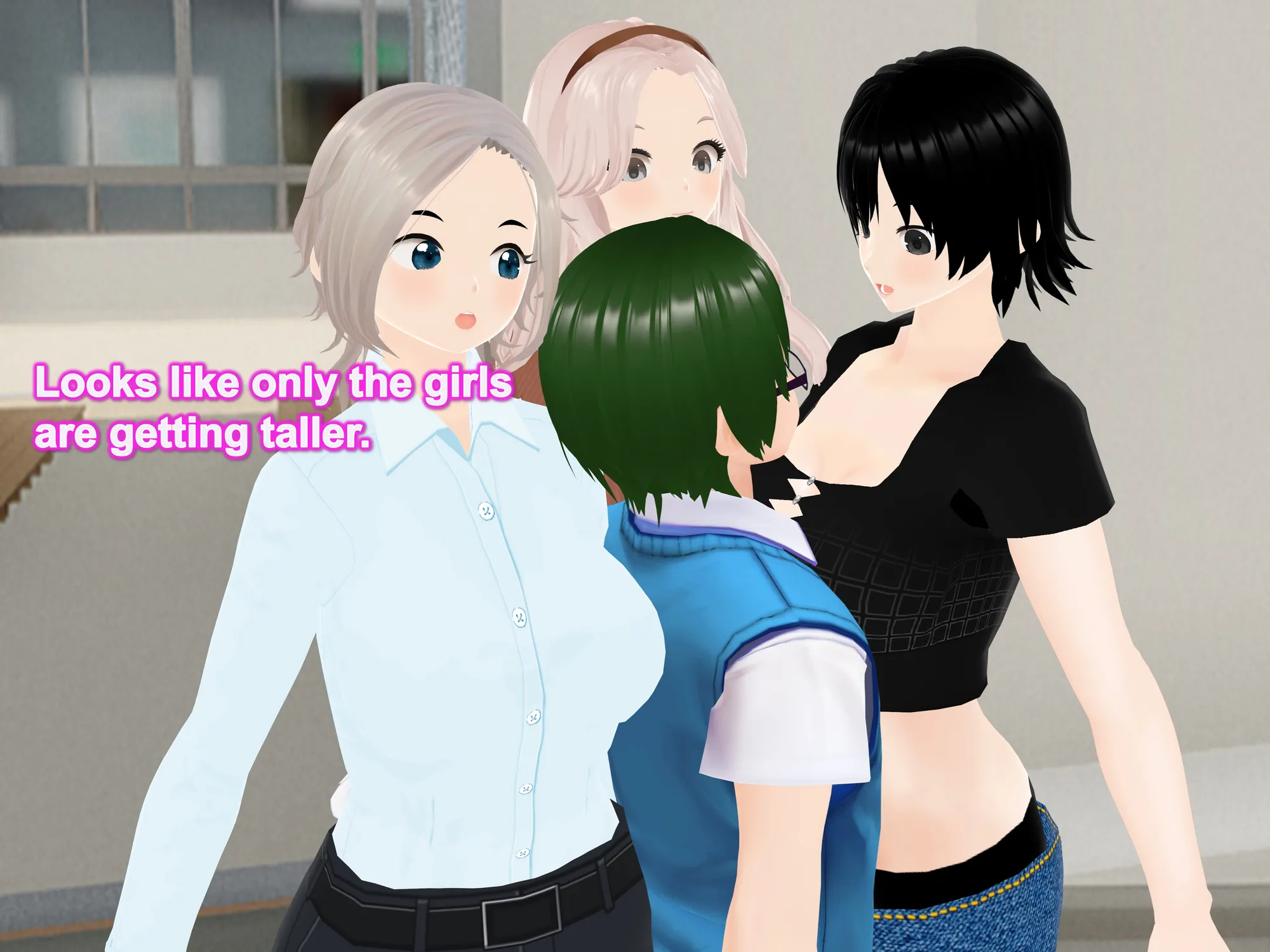 Outgrowing only girls， Overtake boys， Growth sound. School shoe rack Arc - 34ページ