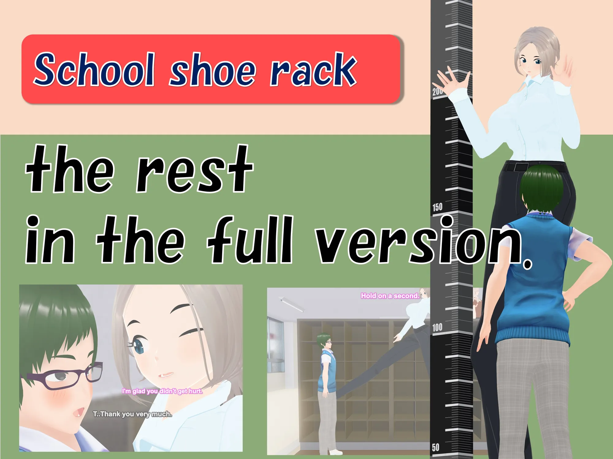 Outgrowing only girls， Overtake boys， Growth sound. School shoe rack Arc - 35ページ