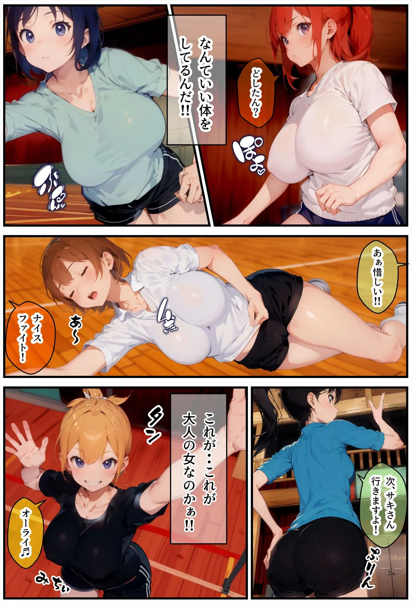 ママさんバレーに突撃したら精液むしり取られた話 - 6ページ