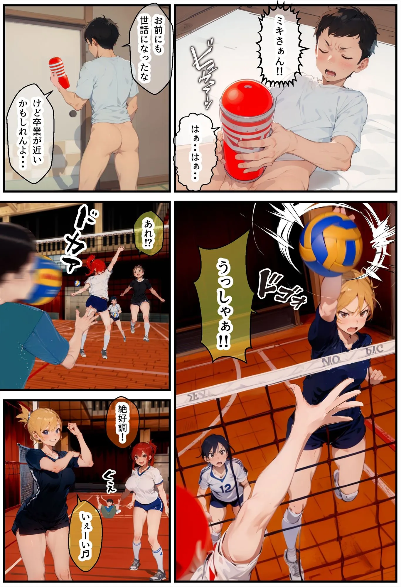 ママさんバレーに突撃したら精液むしり取られた話 - 19ページ