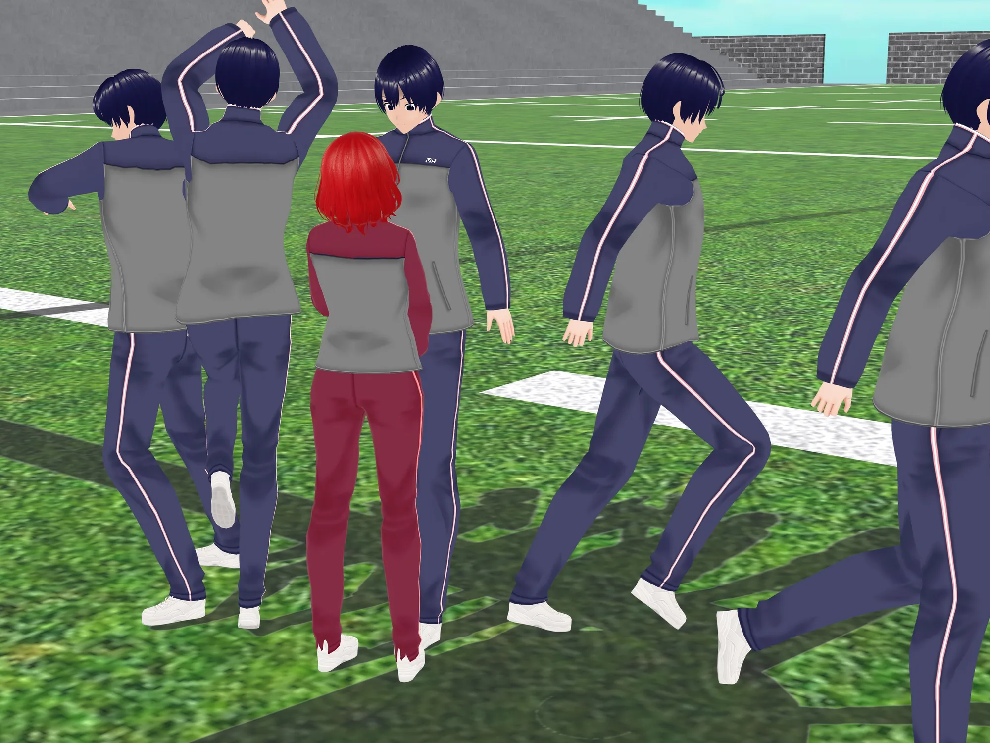 女子だけ成長 男子を追い抜く 成長音〜ラグビー編〜 - 3ページ