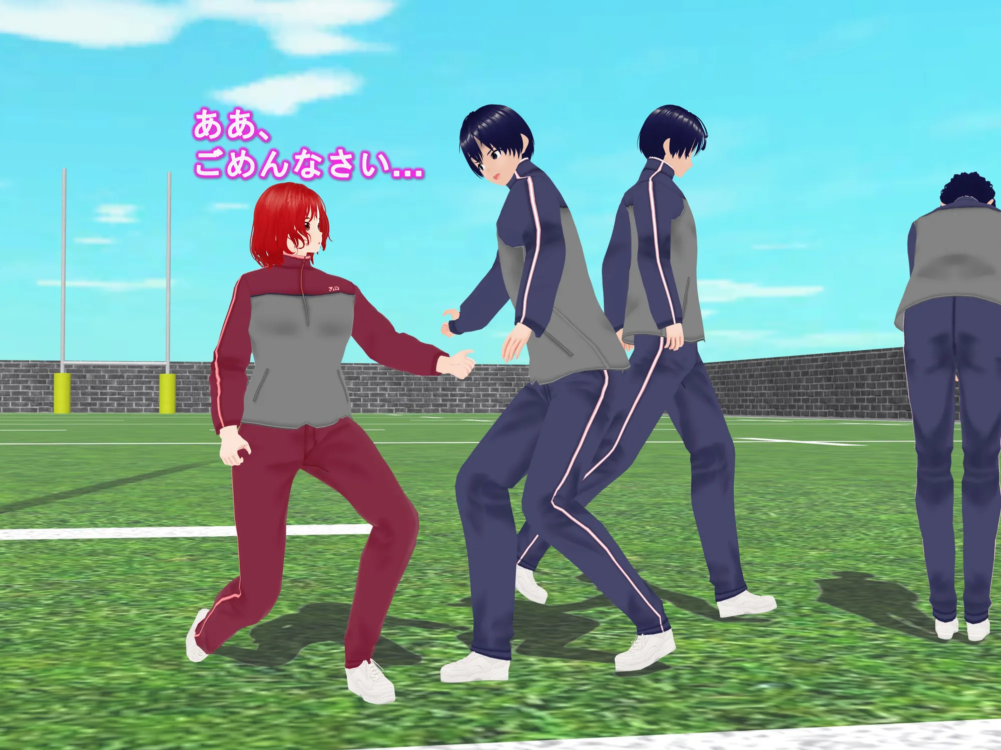 女子だけ成長 男子を追い抜く 成長音〜ラグビー編〜 - 28ページ