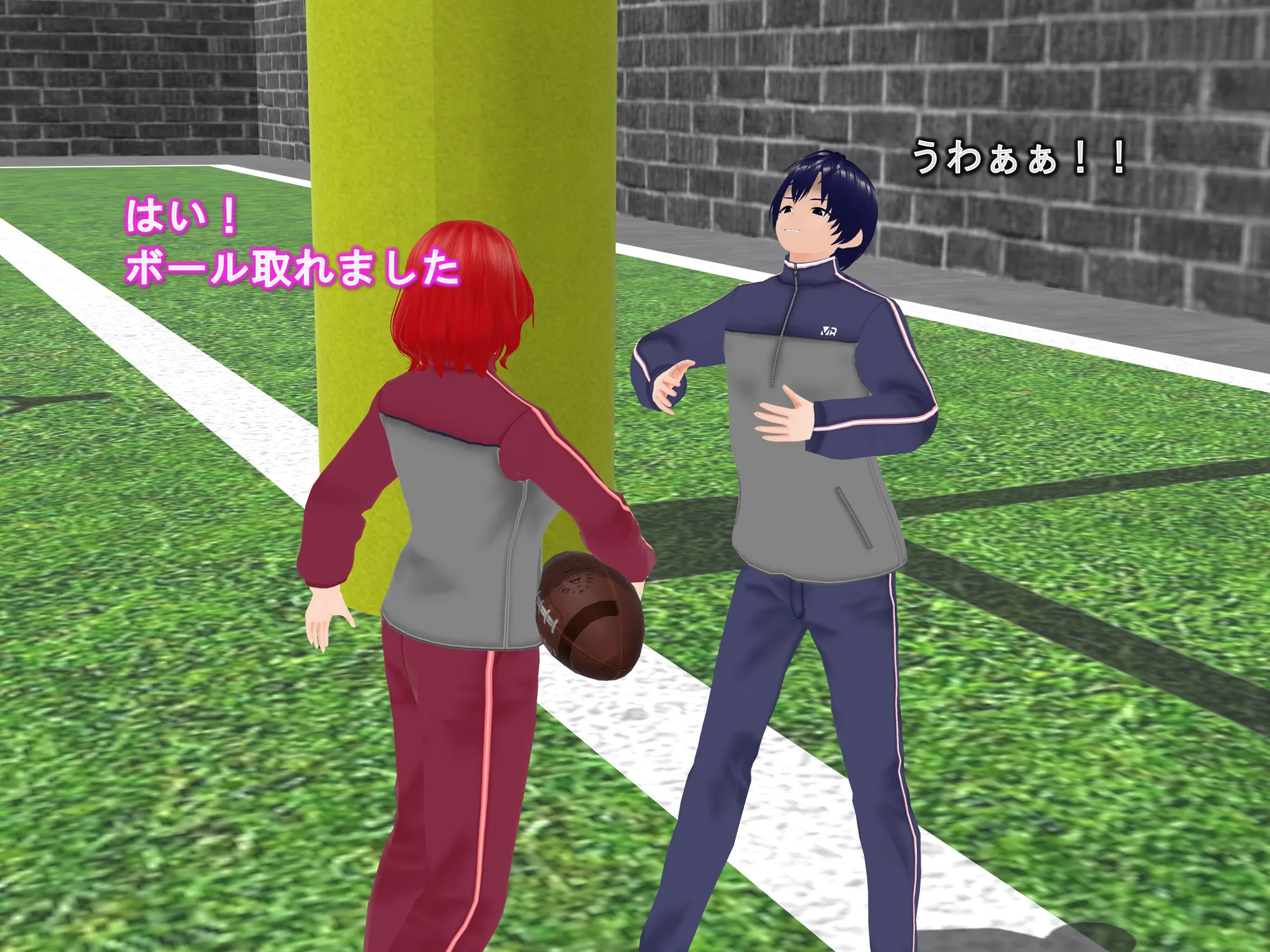 女子だけ成長 男子を追い抜く 成長音〜ラグビー編〜 - 35ページ