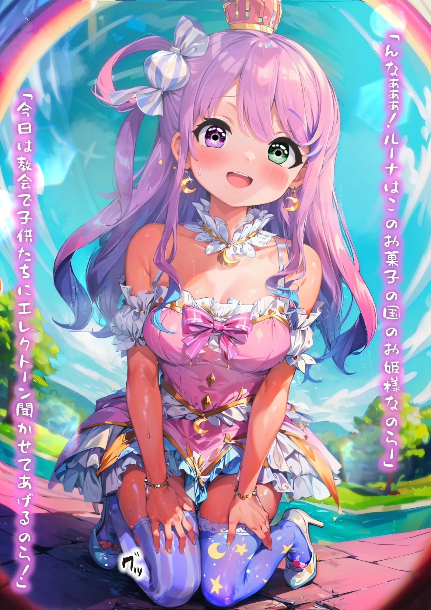 ほろえっちらいぶ んなっしょいっ!ルーナたん淫具調教姫から娼婦へ奴●堕ち - 2ページ