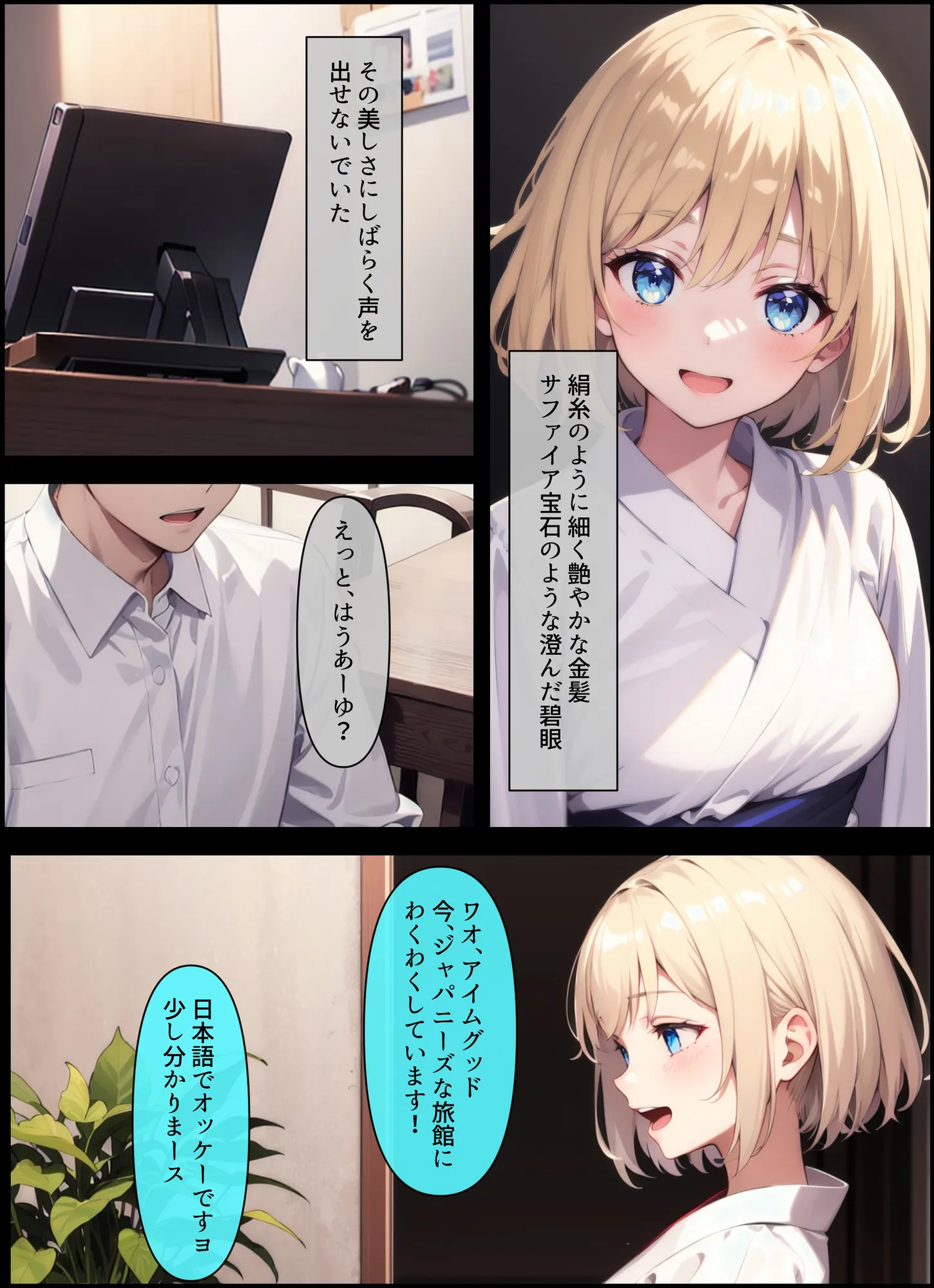 人を疑うことを知らない世間知らずの海外金髪お嬢様が旅館に泊まる話 - 9ページ