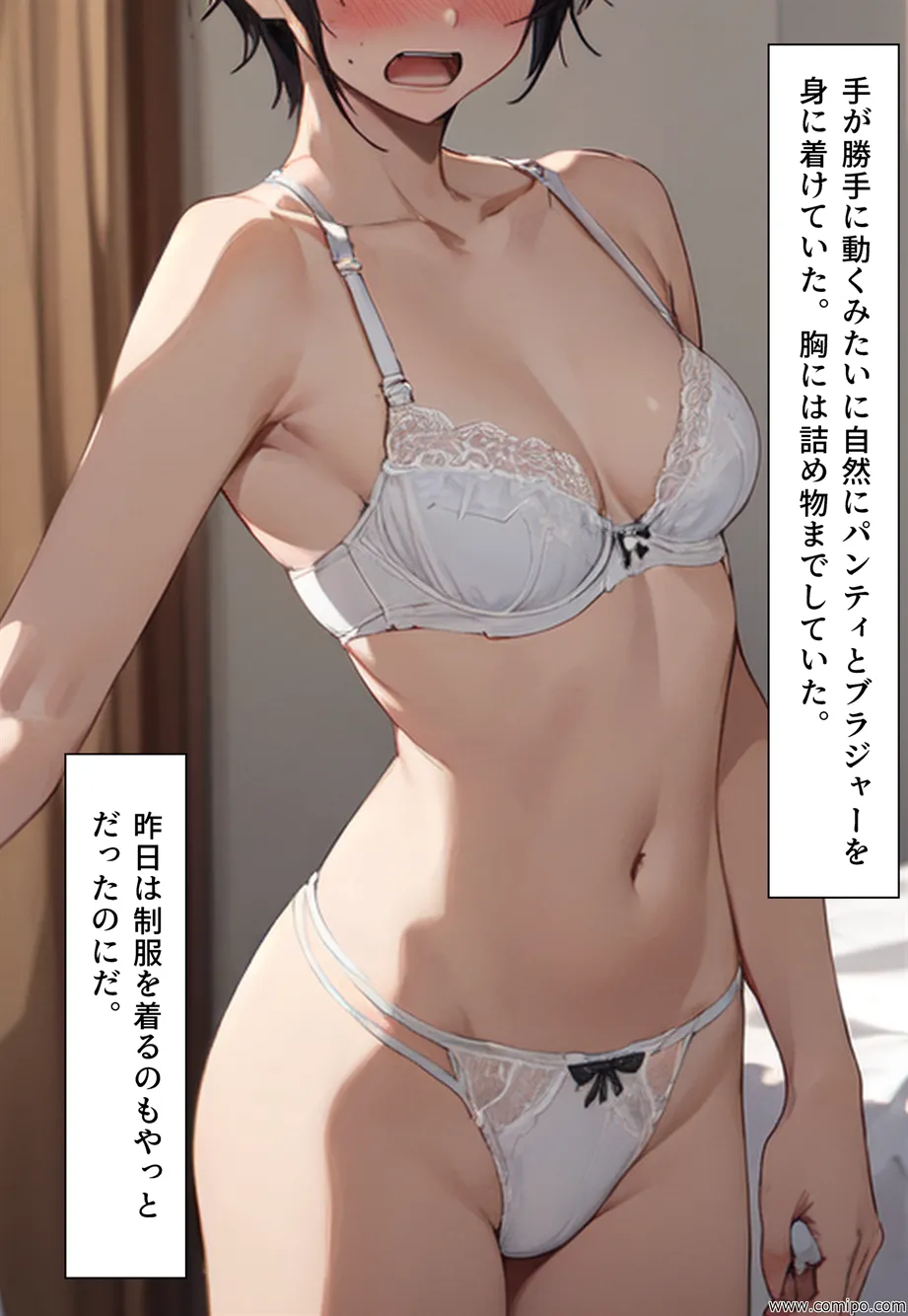 もしもの精 男子の制服が女子の制服に置き換わった女装世界 - 35ページ