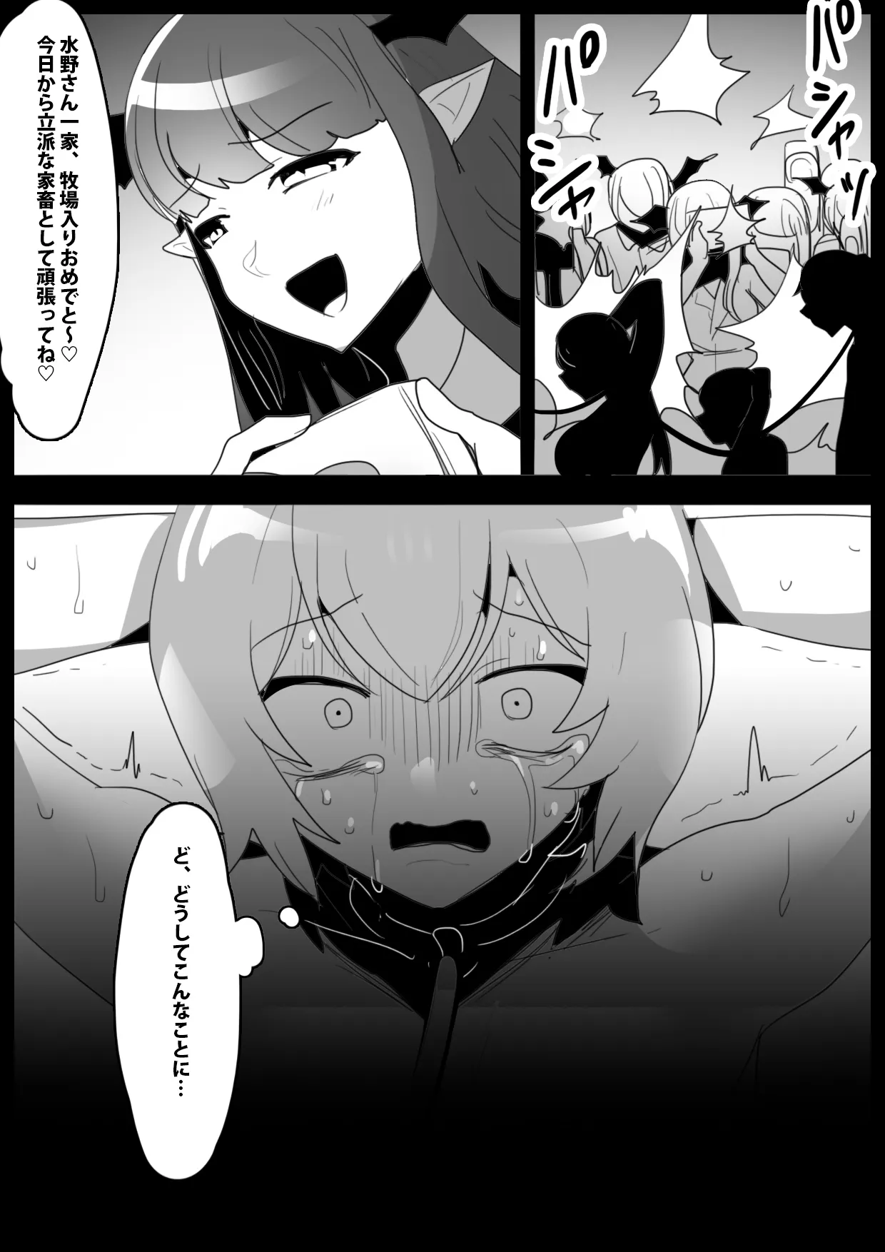 女性に危害を加えるとサキュバス牧場に送られる法案が成立してしまったお話 - 3ページ