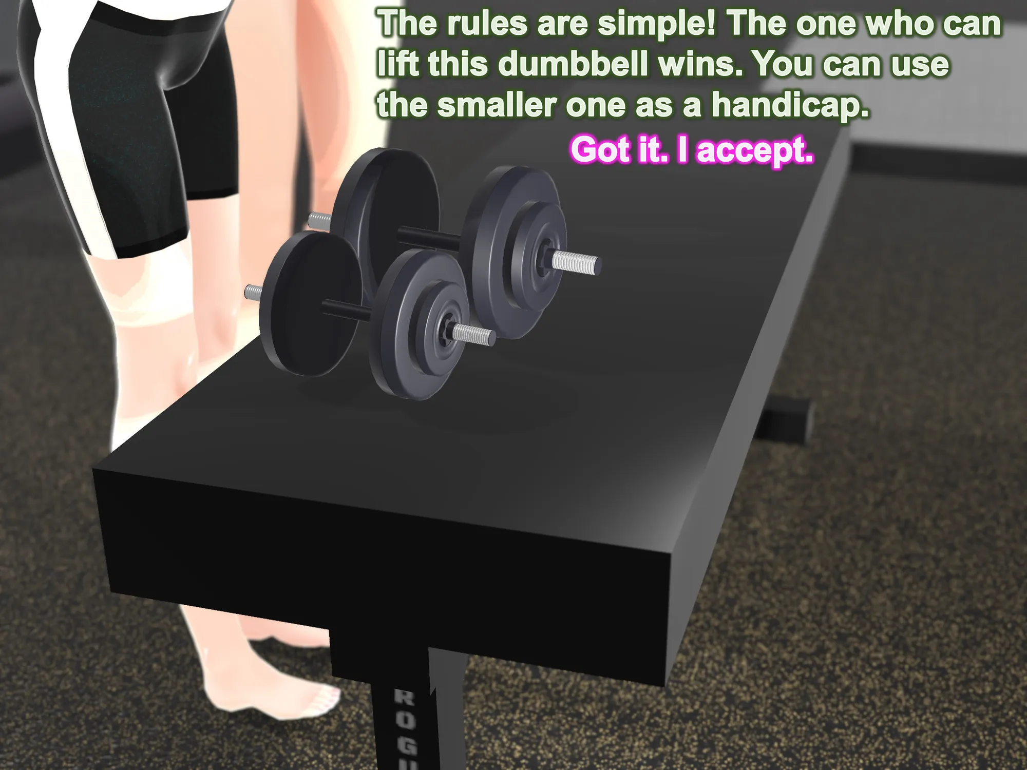 Outgrowing only girls， Overtake boys， Growth sound dumbbells Arc - 4ページ